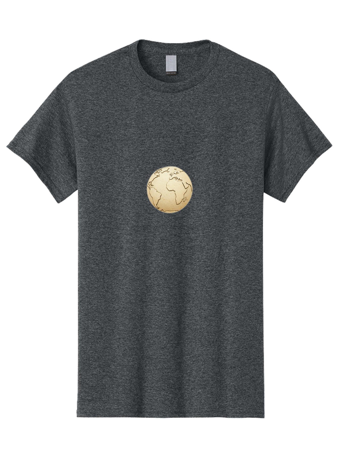 Globe-5 Men'S Graphic Tee, 100% Cotton, Comfortable Casual Summer Wear, Machine Washable, Globe, World Map, Global Illustration, Earth, International Icon, Geographical Representation, Simple Design, Minimalist Globe, Educational Graphic Baa745 15