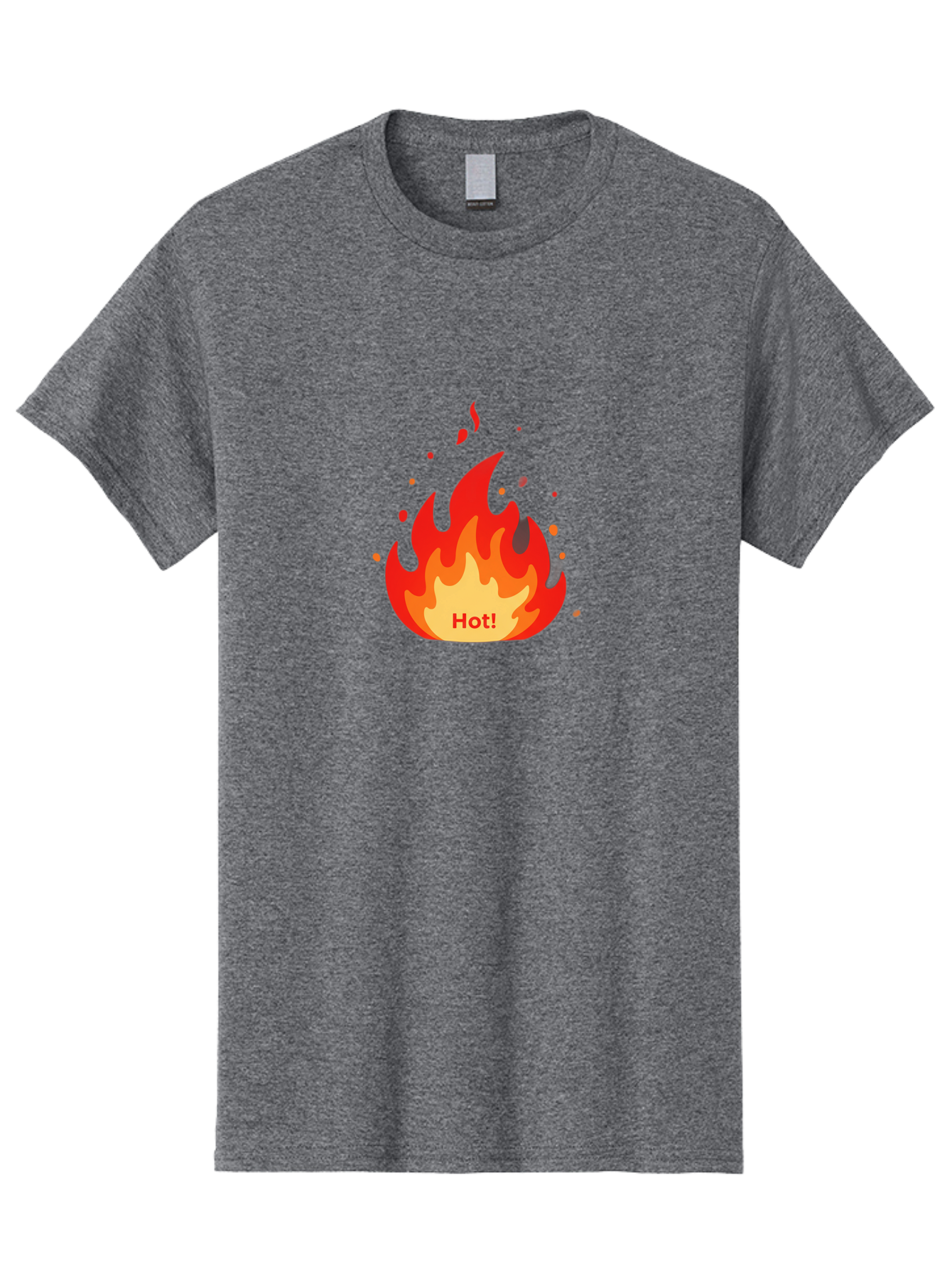Hot-Flame Men'S Graphic Tee, 100% Cotton, Comfortable Casual Summer Wear, Machine Washable, Fire Icon, Hot Trend, Vibrant Flames, Burning Passion, Red And Orange Hues, Bold Graphics, Modern Design, Trendy Visuals Baa809 19