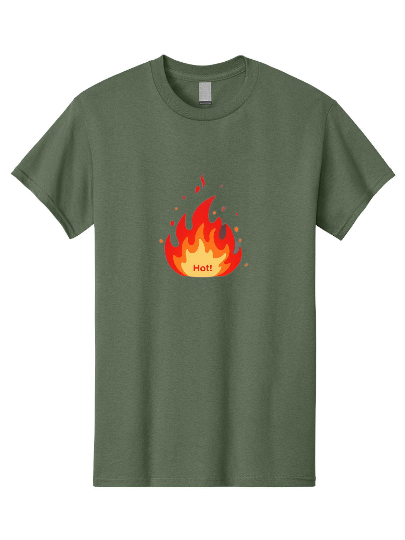 Hot-Flame Men'S Graphic Tee, 100% Cotton, Comfortable Casual Summer Wear, Machine Washable, Fire Icon, Hot Trend, Vibrant Flames, Burning Passion, Red And Orange Hues, Bold Graphics, Modern Design, Trendy Visuals Baa809 21