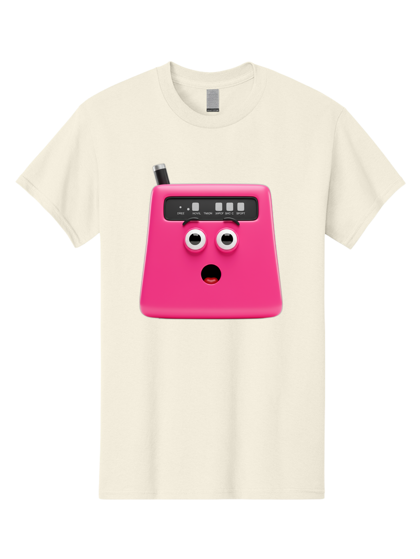 Kandou-Robot Men'S Graphic Tee, 100% Cotton, Comfortable Casual Summer Wear, Machine Washable, Pink Robot, Cute Face, Control Panel, Futuristic, Robotic Eyes, Tech Gadget, Innovative Design, Robotics, Electronic Device, Modern Technology Baa896 17