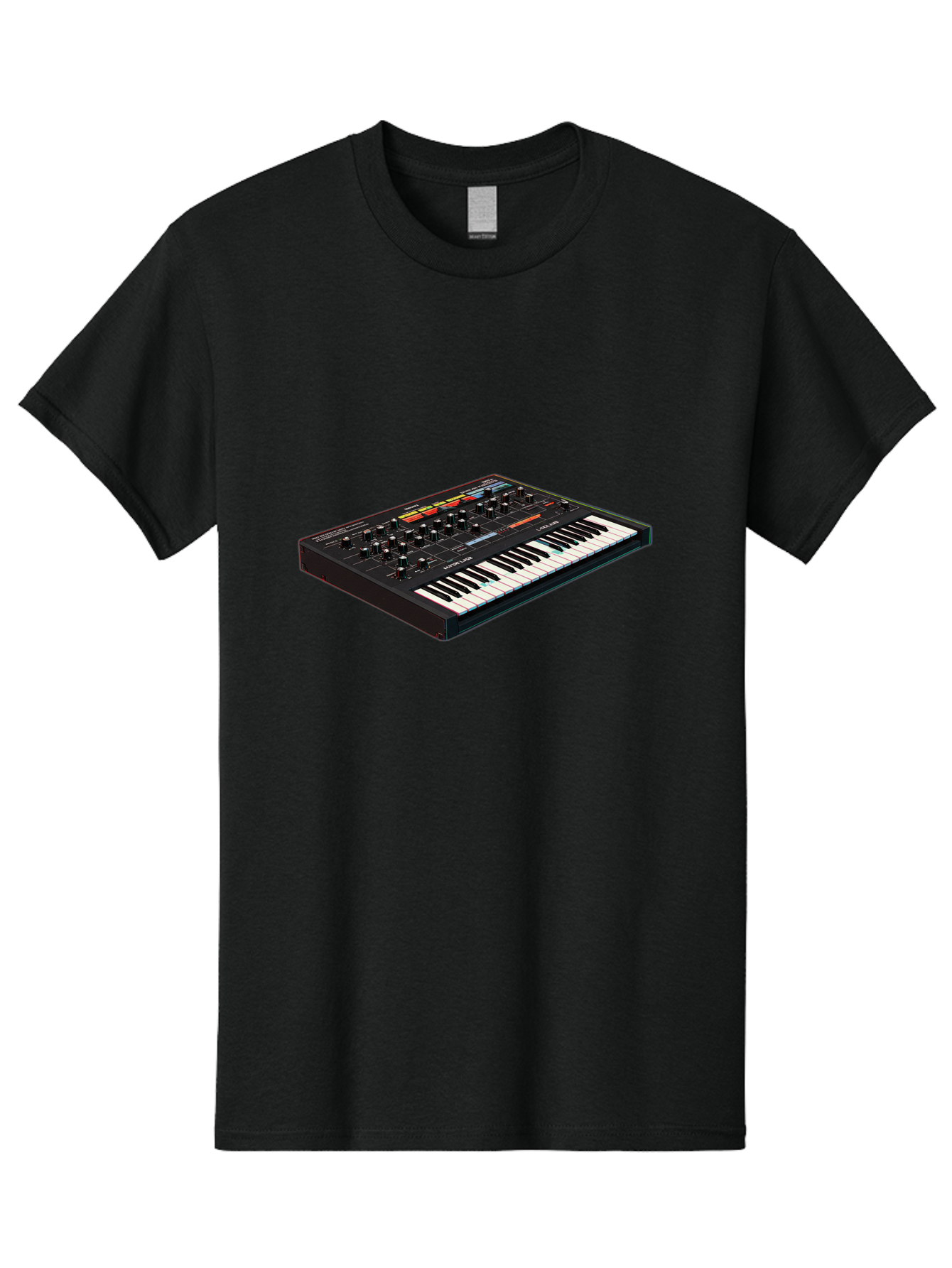Korg-Minilogue-2 Men'S Graphic Tee, 100% Cotton, Comfortable Casual Summer Wear, Machine Washable, Synthesizer Keyboard, Music Production, Sound Design, Analog Synthesizer, Electronic Music, Musical Instrument, Korg Synthesizer, Baa905 5