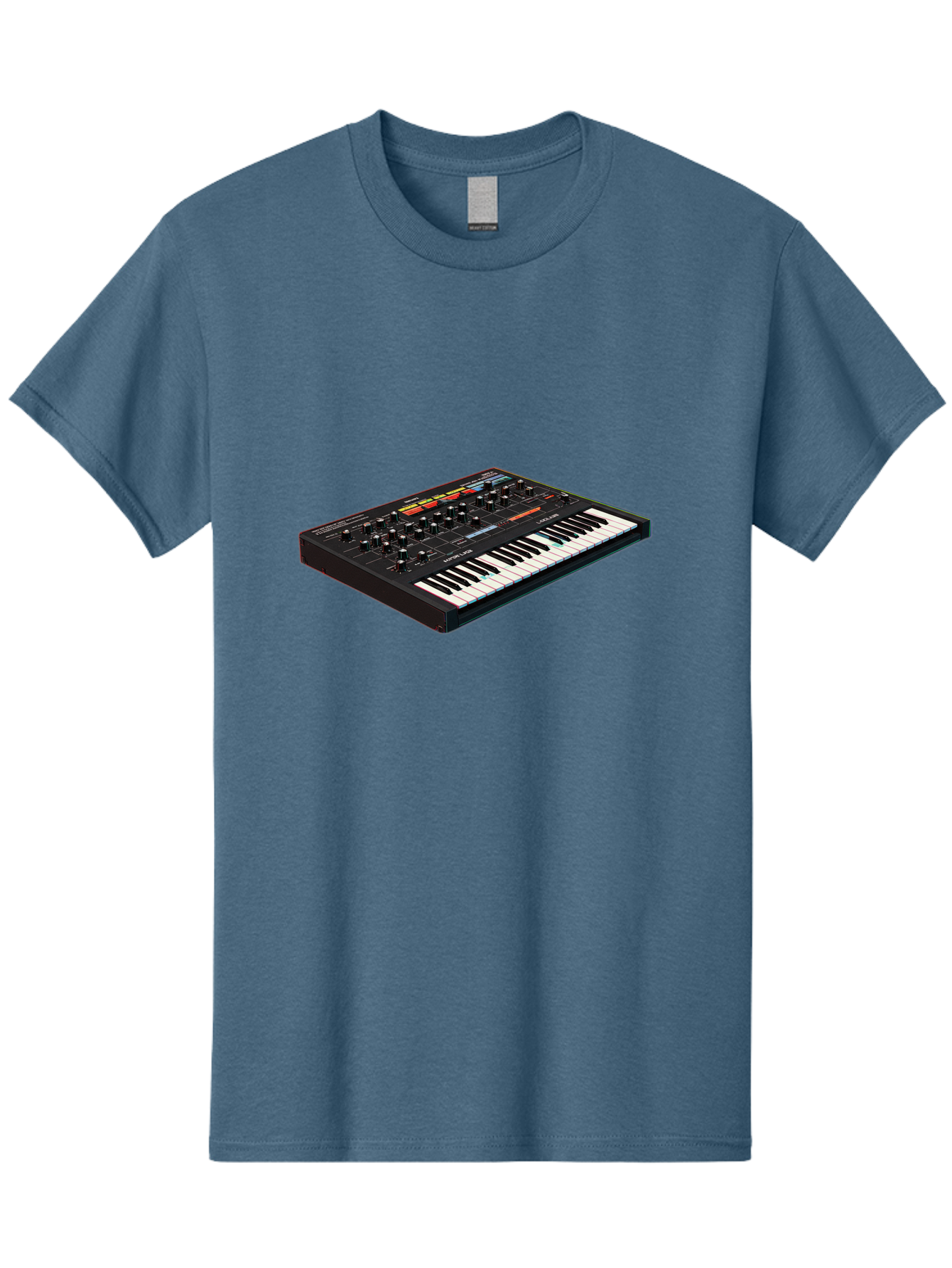 Korg-Minilogue-2 Men'S Graphic Tee, 100% Cotton, Comfortable Casual Summer Wear, Machine Washable, Synthesizer Keyboard, Music Production, Sound Design, Analog Synthesizer, Electronic Music, Musical Instrument, Korg Synthesizer, Baa905 15