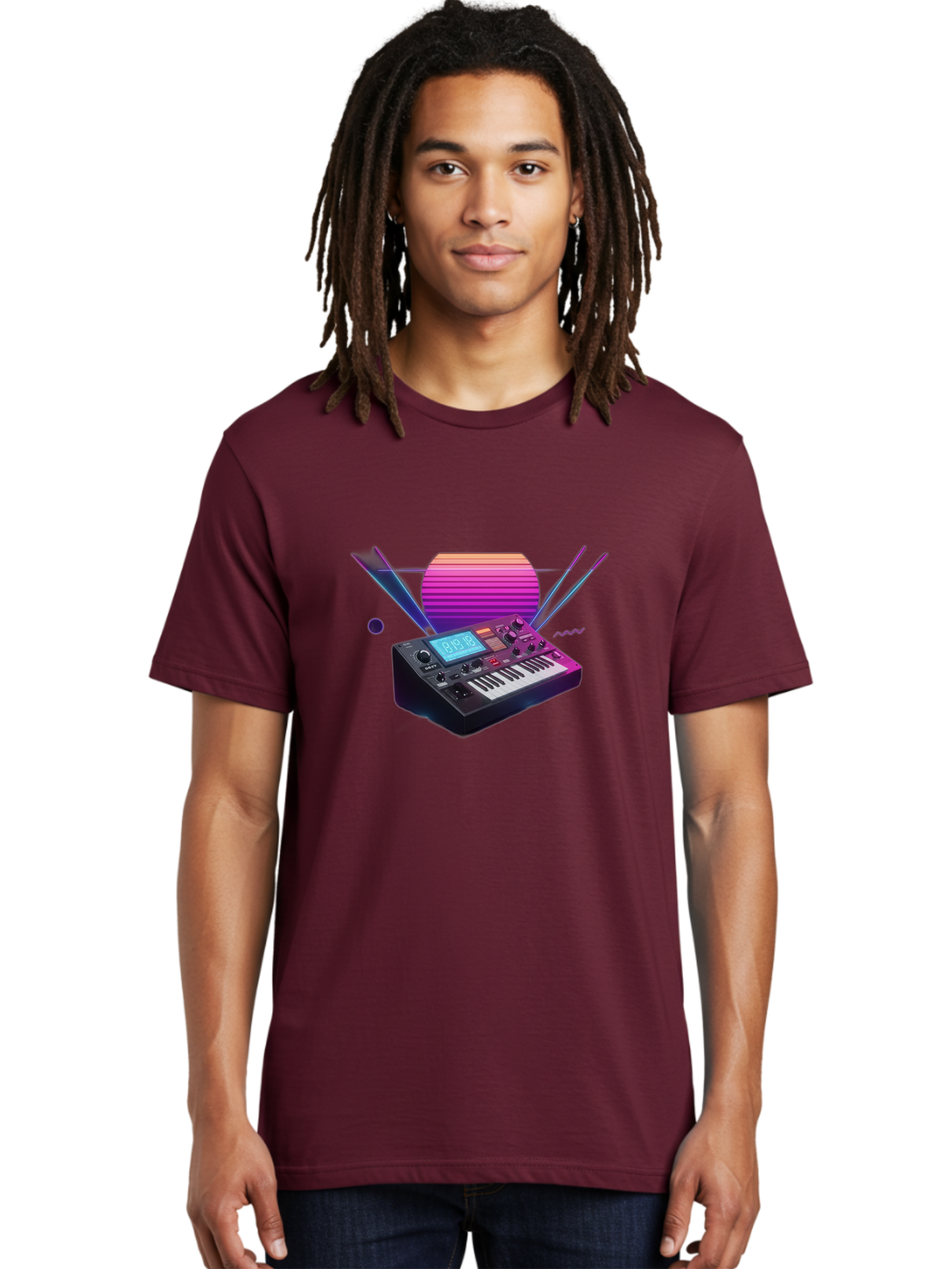 Korg-Minilogue Men'S Graphic Tee, 100% Cotton, Comfortable Casual Summer Wear, Machine Washable, Korg Minilogue Synthesizer, Music Production, Sound Design, Audio Equipment, Electronic Music, Synth, Musical Instrument, Music Gear, Baa907 8