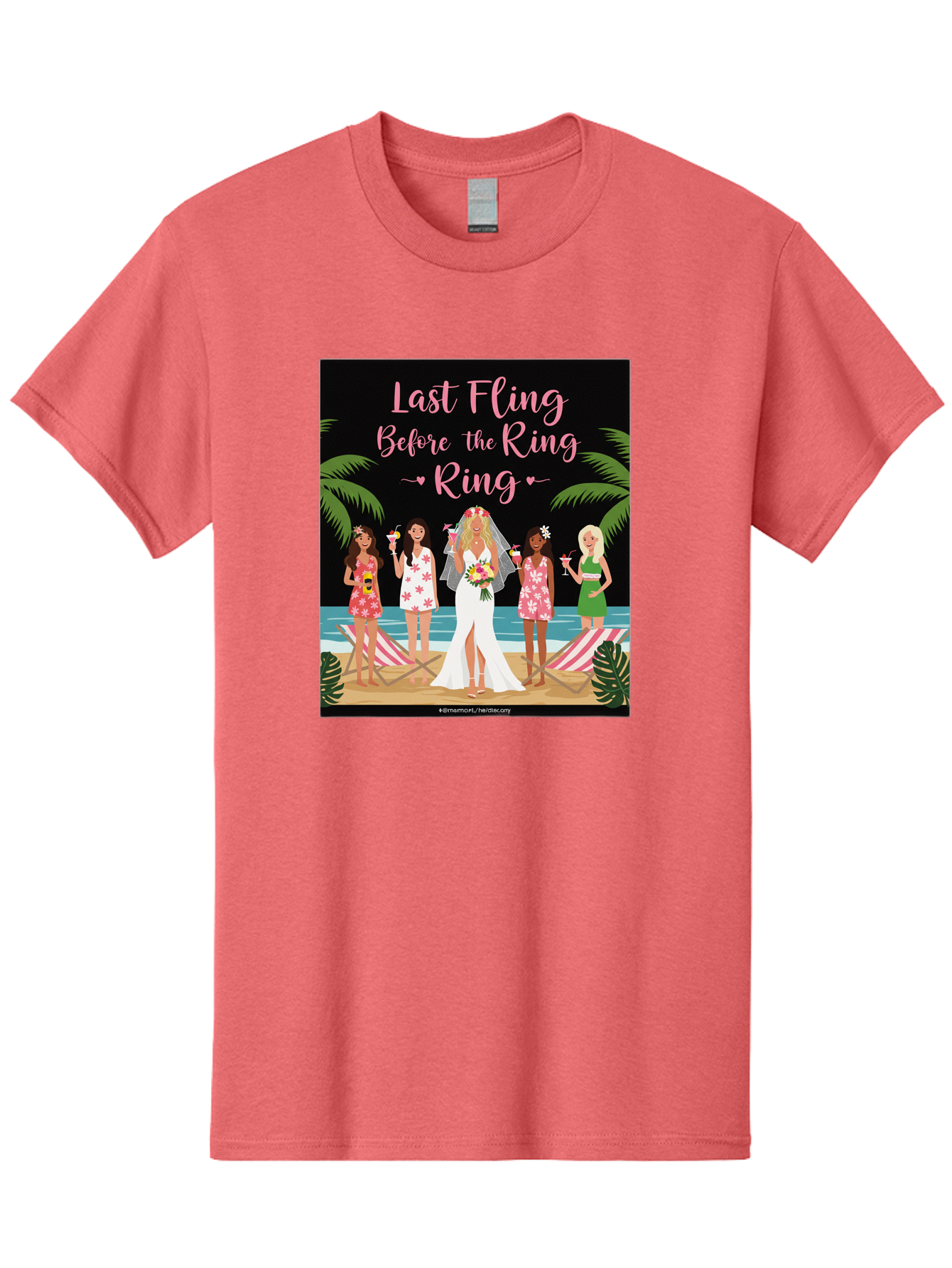 Last-Fling-Before-The-Ring Men'S Graphic Tee, 100% Cotton, Comfortable Casual Summer Wear, Machine Washable, Bride To Be, Bachelorette Party, Beach Vacation, Girls Trip, Tropical Getaway, Celebration, Hen Party, Wedding, Baa912 23