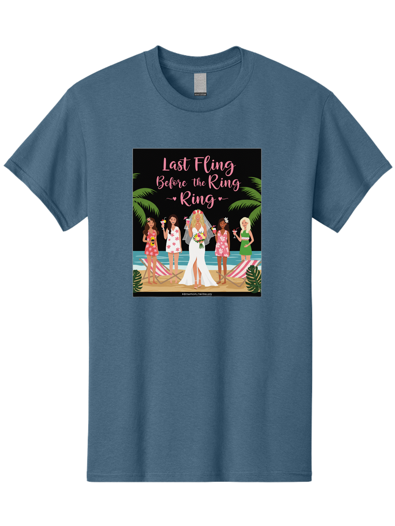 Last-Fling-Before-The-Ring Men'S Graphic Tee, 100% Cotton, Comfortable Casual Summer Wear, Machine Washable, Bride To Be, Bachelorette Party, Beach Vacation, Girls Trip, Tropical Getaway, Celebration, Hen Party, Wedding, Baa912 25