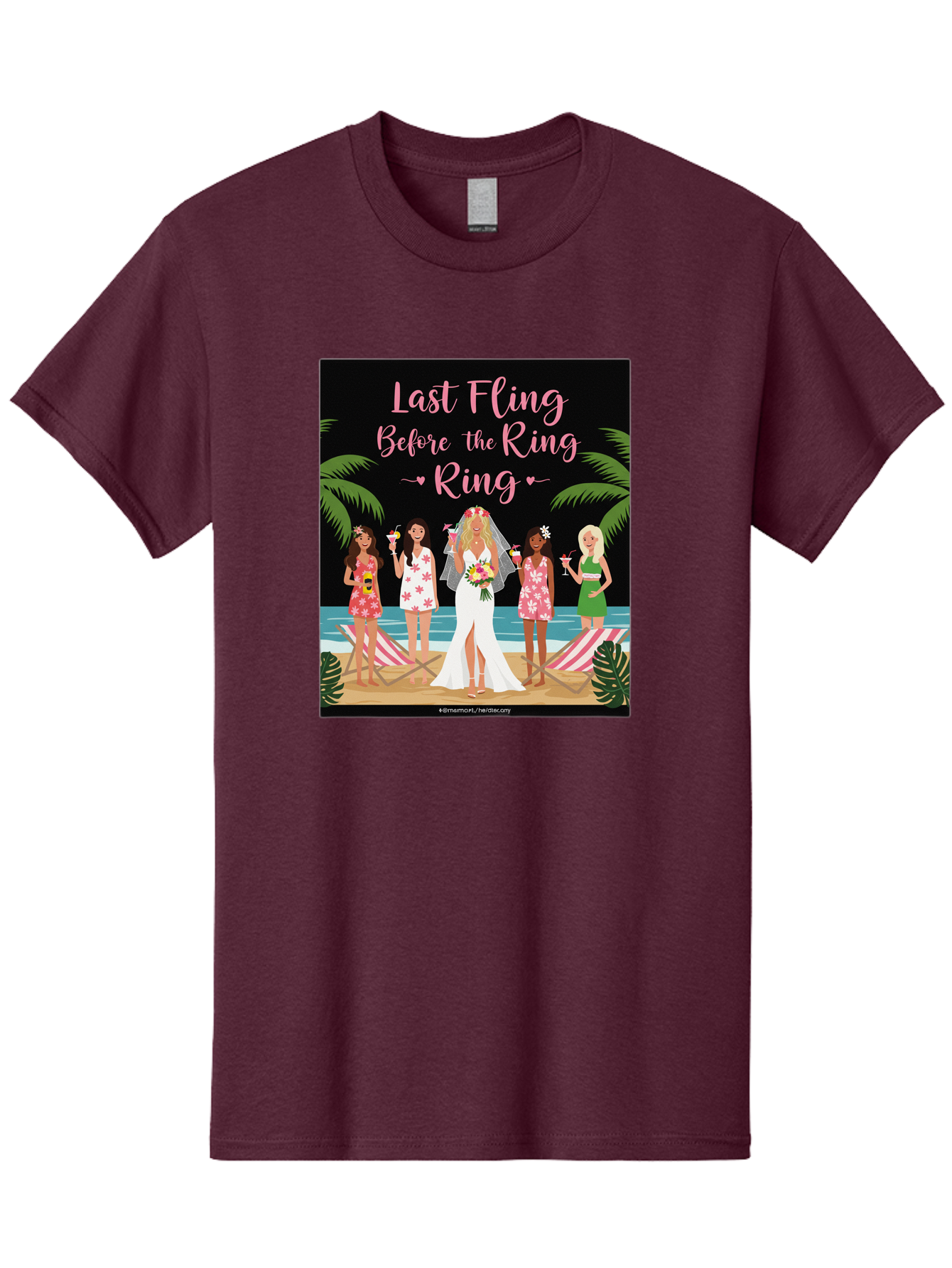 Last-Fling-Before-The-Ring Men'S Graphic Tee, 100% Cotton, Comfortable Casual Summer Wear, Machine Washable, Bride To Be, Bachelorette Party, Beach Vacation, Girls Trip, Tropical Getaway, Celebration, Hen Party, Wedding, Baa912 17