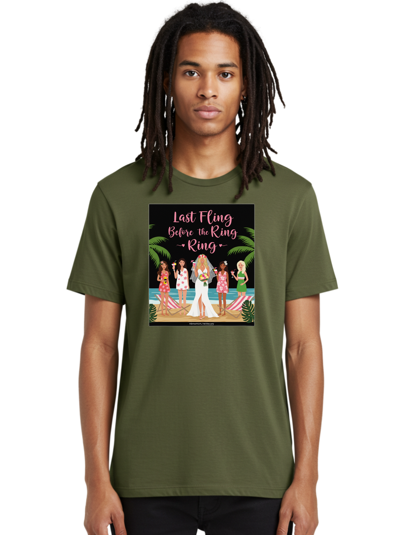 Last-Fling-Before-The-Ring Men'S Graphic Tee, 100% Cotton, Comfortable Casual Summer Wear, Machine Washable, Bride To Be, Bachelorette Party, Beach Vacation, Girls Trip, Tropical Getaway, Celebration, Hen Party, Wedding, Baa912 28