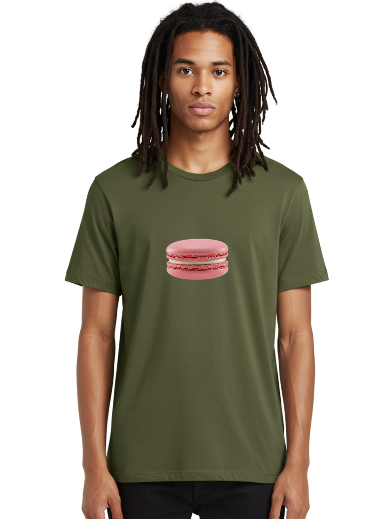 Macaron Men'S Graphic Tee, 100% Cotton, Comfortable Casual Summer Wear, Machine Washable, Pink Macaron, French Dessert, Sweet Treat, Meringue-Based Cookie, Creamy Filling, Delicate Texture, Pastel Colors, Bakery Delights, Sweet Indulgence, Baa942 14