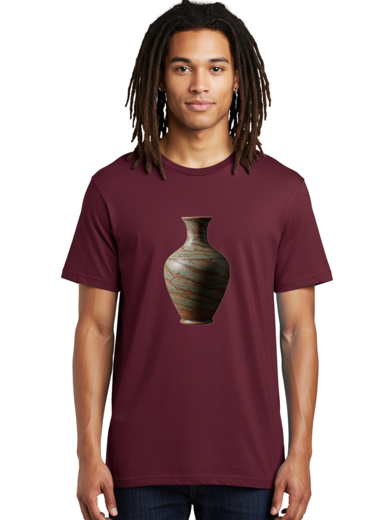 Marbled-Vase Men'S Graphic Tee, 100% Cotton, Comfortable Casual Summer Wear, Machine Washable, Marbled Vase, Decorative Vase, Elegant Design, Sophisticated Interior, Home Decor, Luxury Vase, Modern Art, Unique Pattern, Ornate Vase, Baa968 24