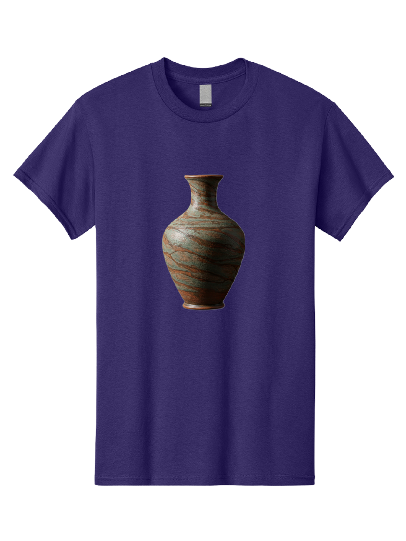 Marbled-Vase Men'S Graphic Tee, 100% Cotton, Comfortable Casual Summer Wear, Machine Washable, Marbled Vase, Decorative Vase, Elegant Design, Sophisticated Interior, Home Decor, Luxury Vase, Modern Art, Unique Pattern, Ornate Vase, Baa968 7
