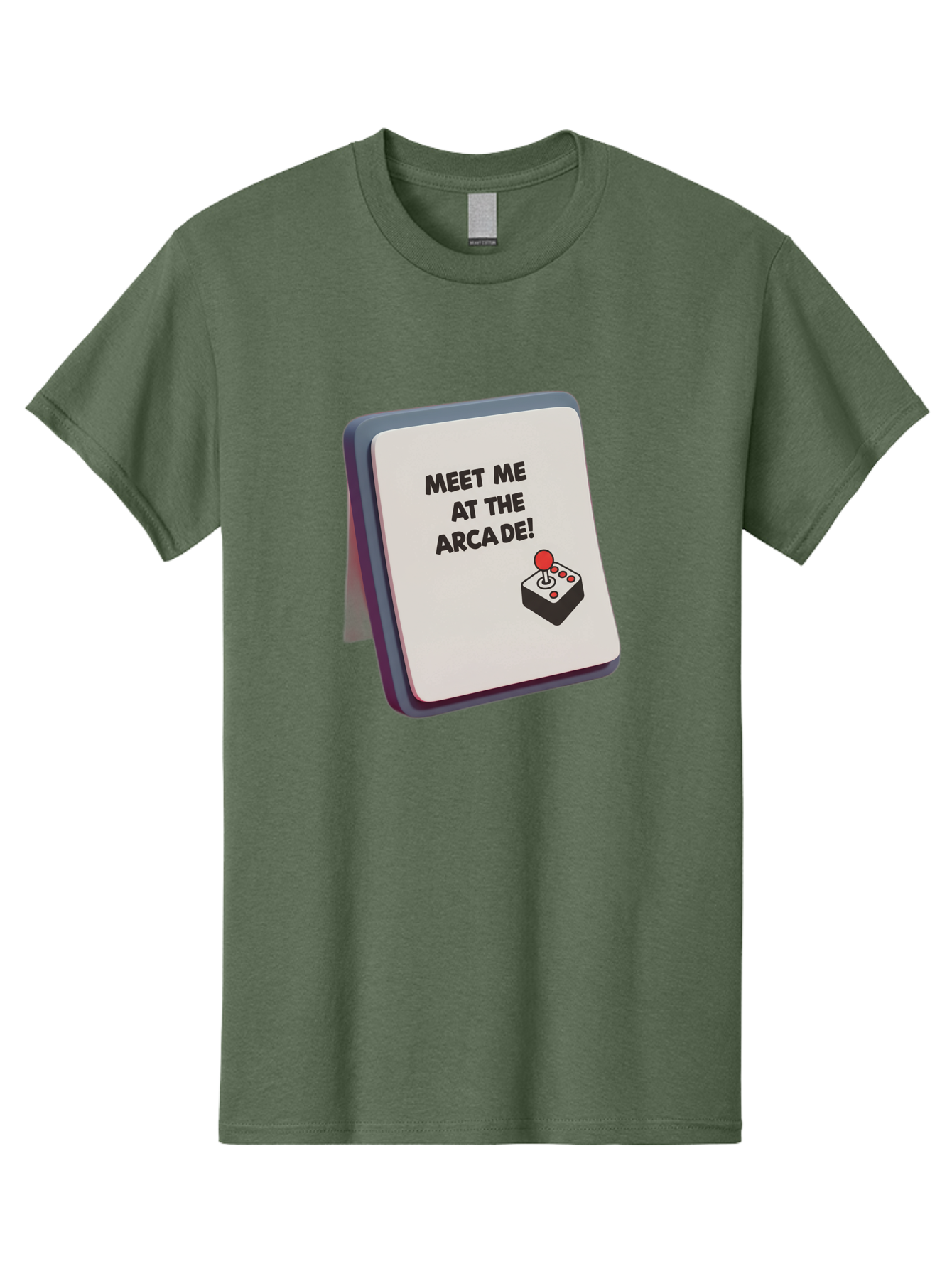 Meet-Me-At-The-Arcade Men'S Graphic Tee, 100% Cotton, Comfortable Casual Summer Wear, Machine Washable, Arcade Invitation, Vintage Video Games, Retro Gaming, Nostalgic Fun, Gaming Culture, Joystick Graphics, Classic Arcade Vibes, Baa998 15