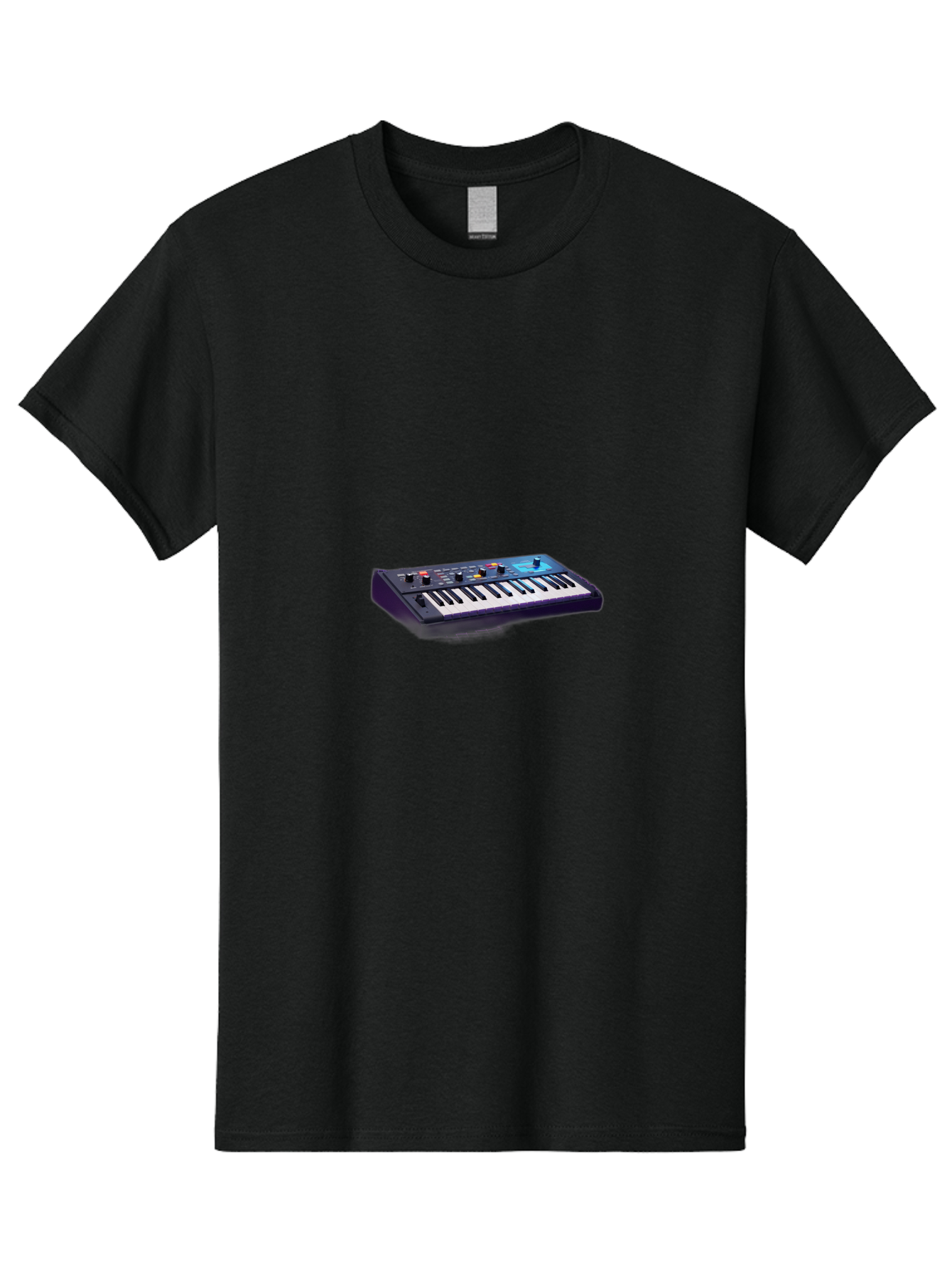 Midi-Keyboard-Controller Men'S Graphic Tee, 100% Cotton, Comfortable Casual Summer Wear, Machine Washable, Midi Keyboard, Music Production, Electronic Music, Synthesizer, Sound Design, Music Equipment, Audio Interface, Studio Gear Bab006 11