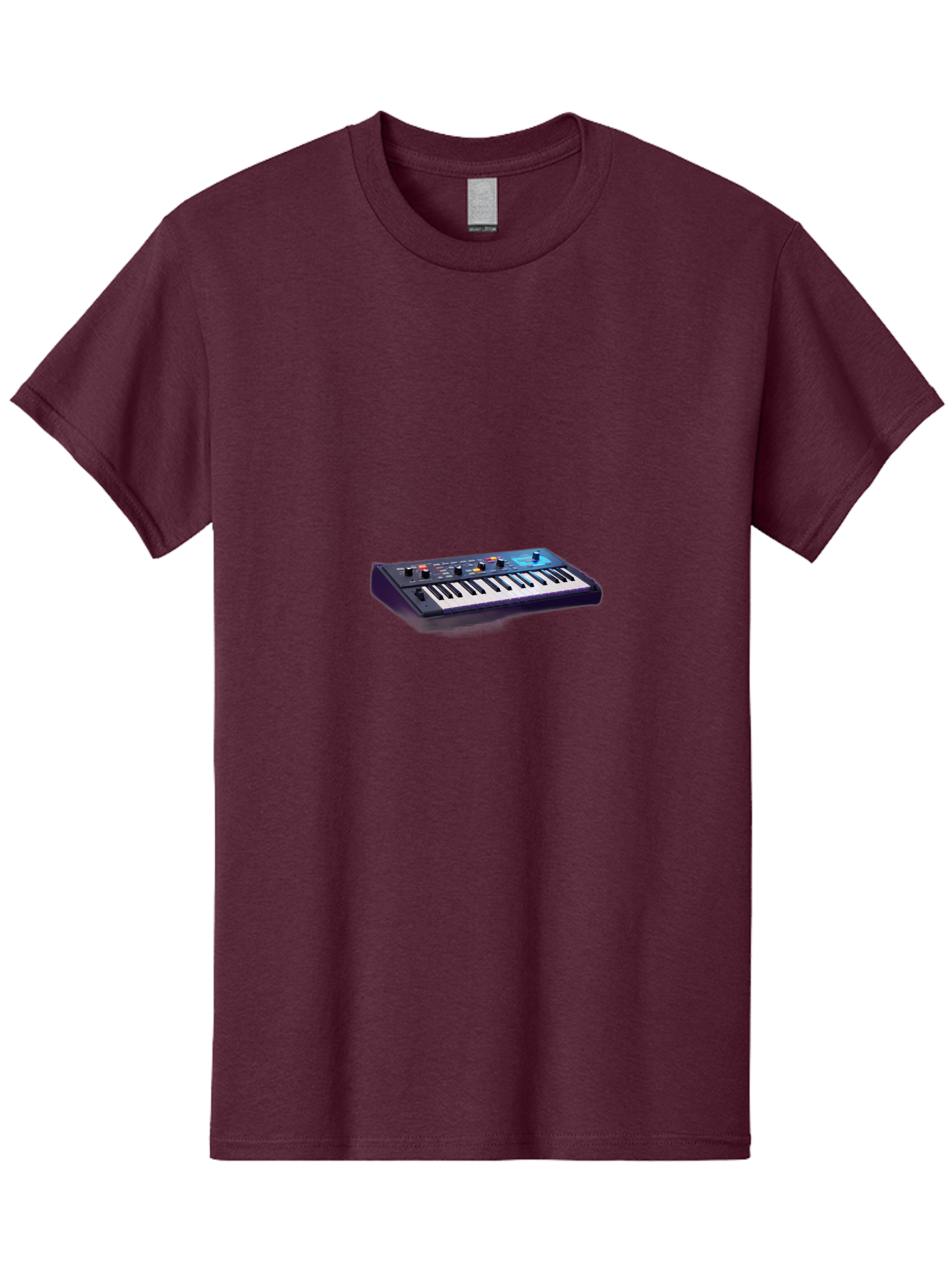 Midi-Keyboard-Controller Men'S Graphic Tee, 100% Cotton, Comfortable Casual Summer Wear, Machine Washable, Midi Keyboard, Music Production, Electronic Music, Synthesizer, Sound Design, Music Equipment, Audio Interface, Studio Gear Bab006 5