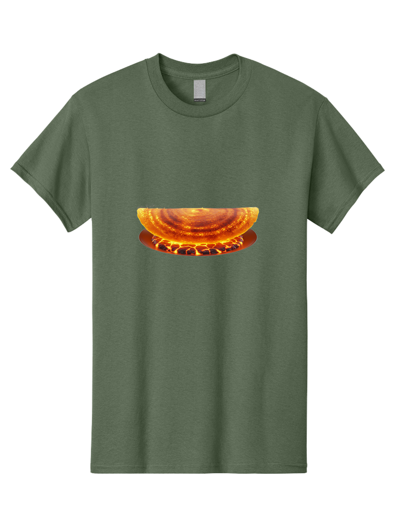 Molten-Lava-Bowl Men'S Graphic Tee, 100% Cotton, Comfortable Casual Summer Wear, Machine Washable, Lava Bowl, Fiery Design, Volcanic Effect, Molten Texture, Burning Flames, Fiery Art, Glowing Embers, Intense Heat, Dramatic Display Bab016 27