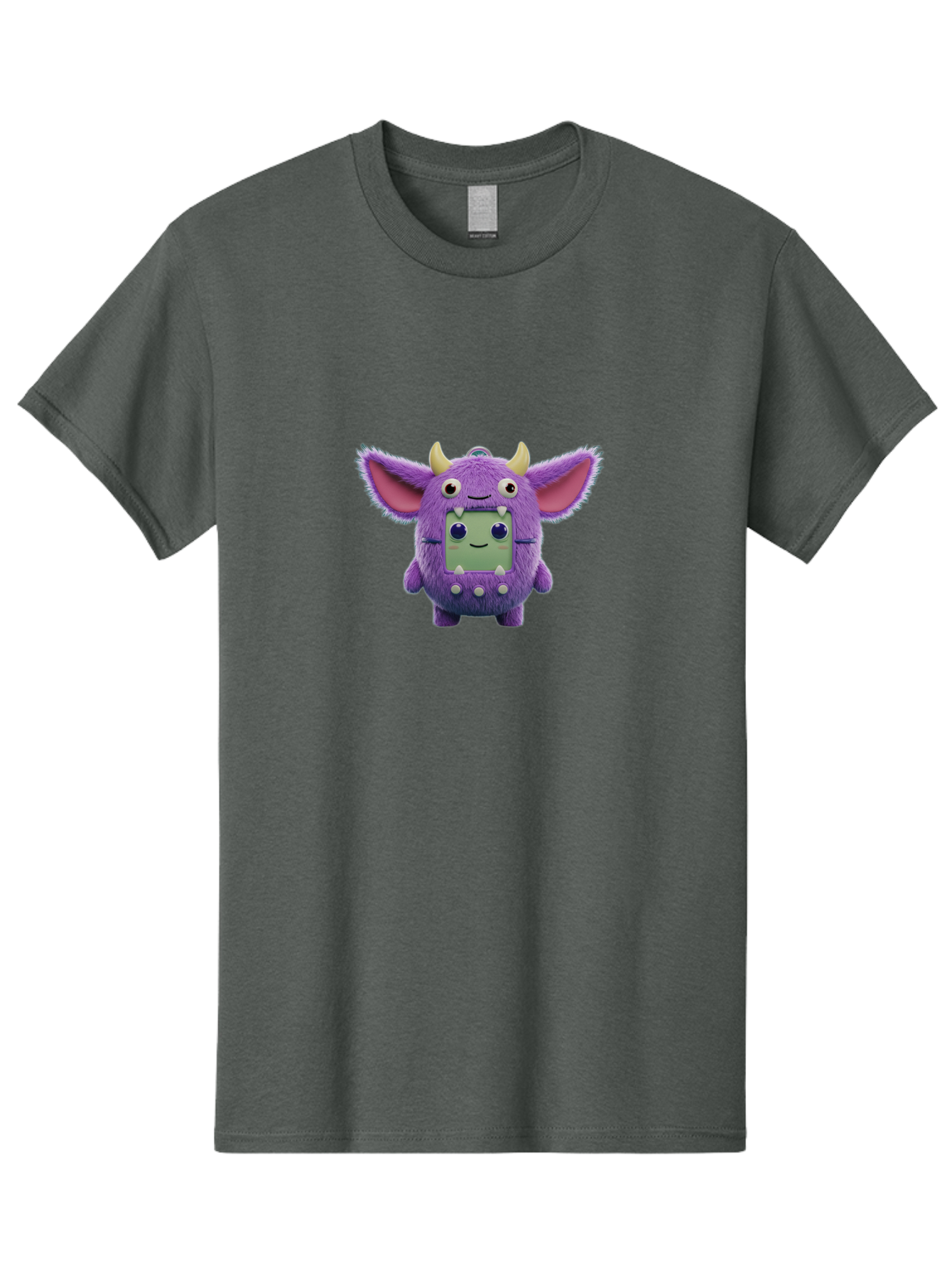 Monster-Toy Men'S Graphic Tee, 100% Cotton, Comfortable Casual Summer Wear, Machine Washable, Purple Monster, Cartoon Character, Digital Pet, Tamagotchi, Children'S Toy, Virtual Creature, 90S Nostalgia, Cute Design, Small Creature, Bab018 15