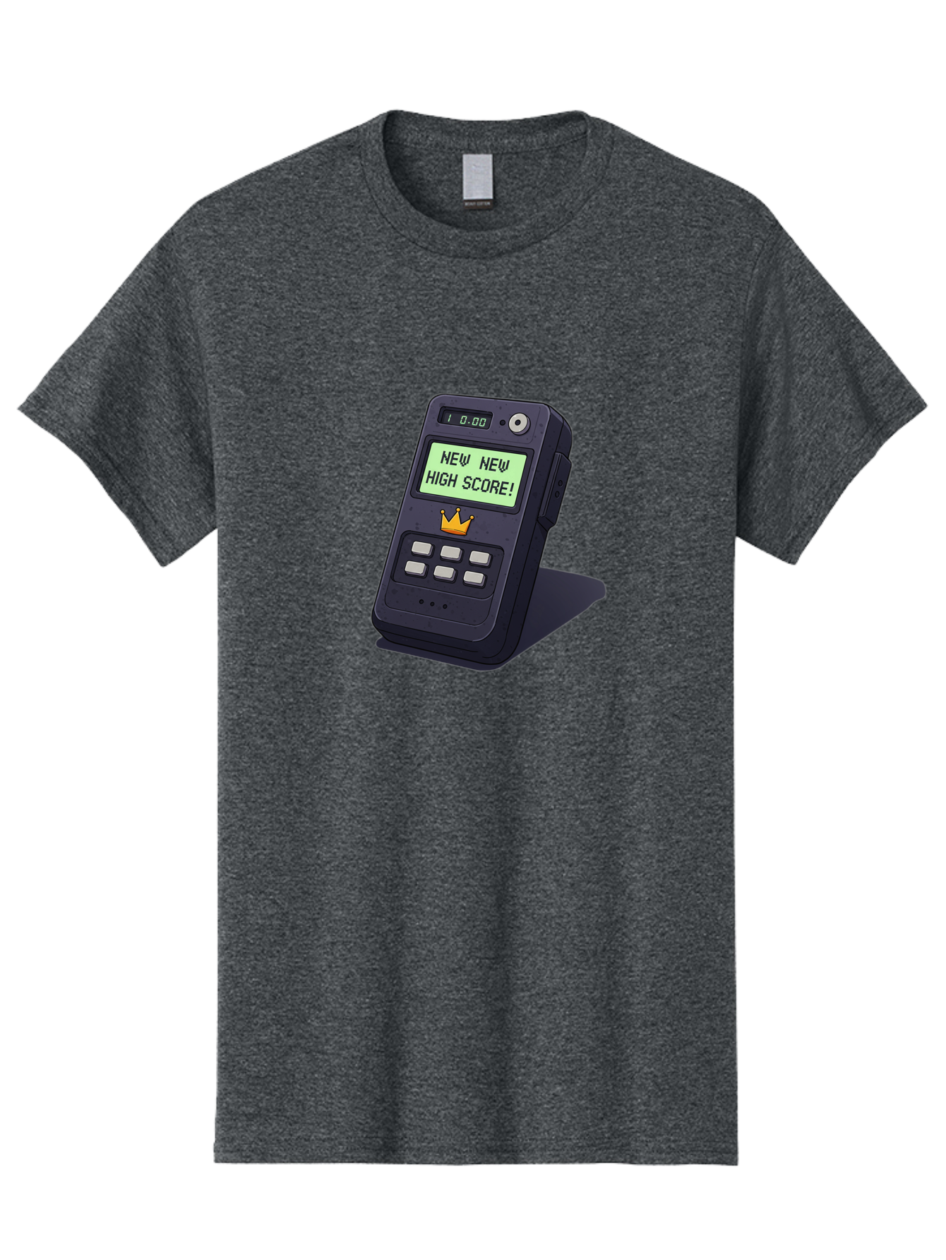 New-New-High-Score Men'S Graphic Tee, 100% Cotton, Comfortable Casual Summer Wear, Machine Washable, Retro Game Console, Vintage Video Game, High Score Alert, Nostalgic Gaming, Classic Arcade, Pixel Art, Electronic Device, Retro Technology, Bab032 13