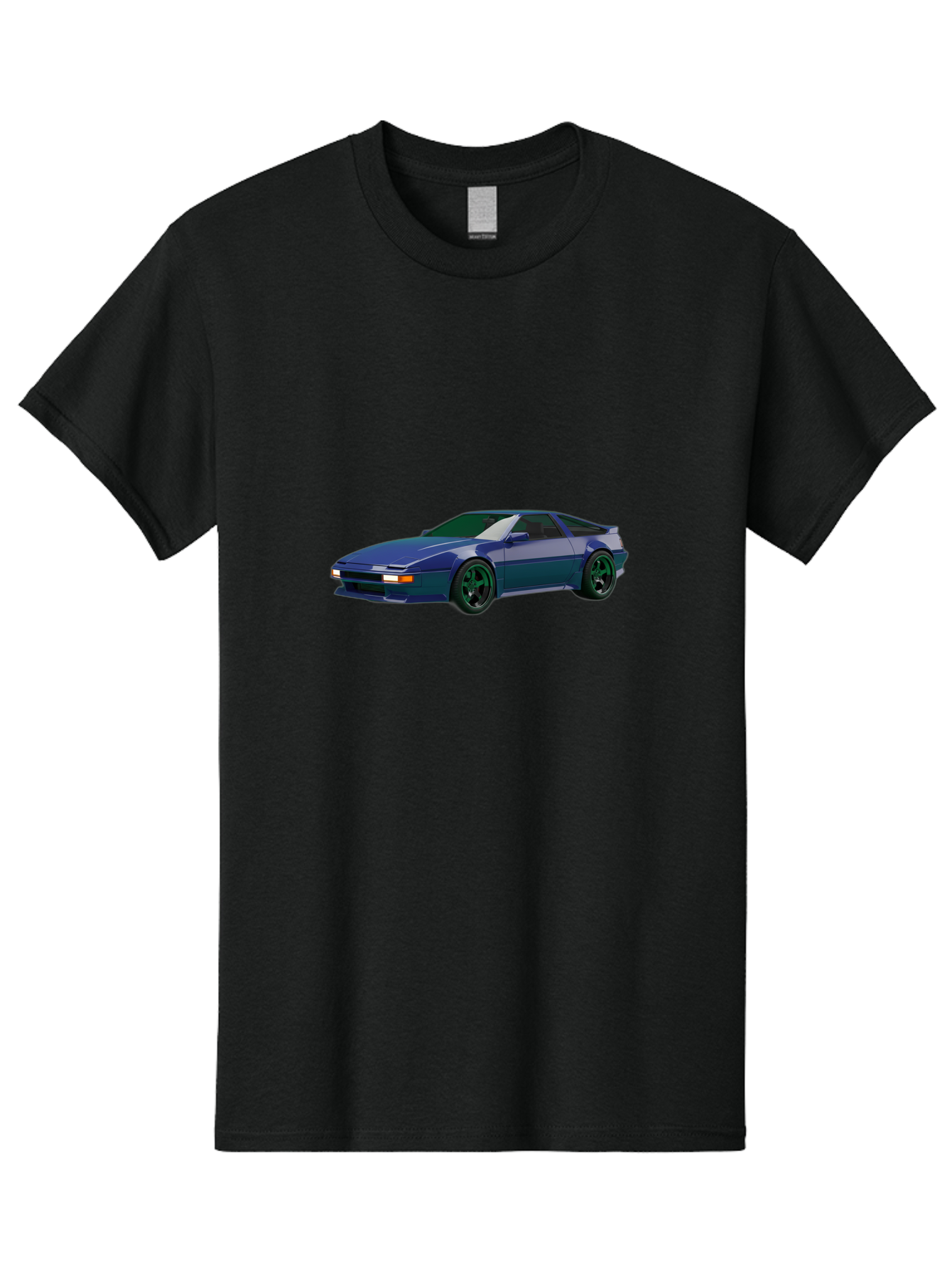 Nissan-240Sx-Coupe Men'S Graphic Tee, 100% Cotton, Comfortable Casual Summer Wear, Machine Washable, Blue Sports Car, Nissan 240Sx, Sleek Design, Sports Coupe, High-Performance Vehicle, Automotive Art, Digital Illustration, Futuristic Styling, Bab034 7