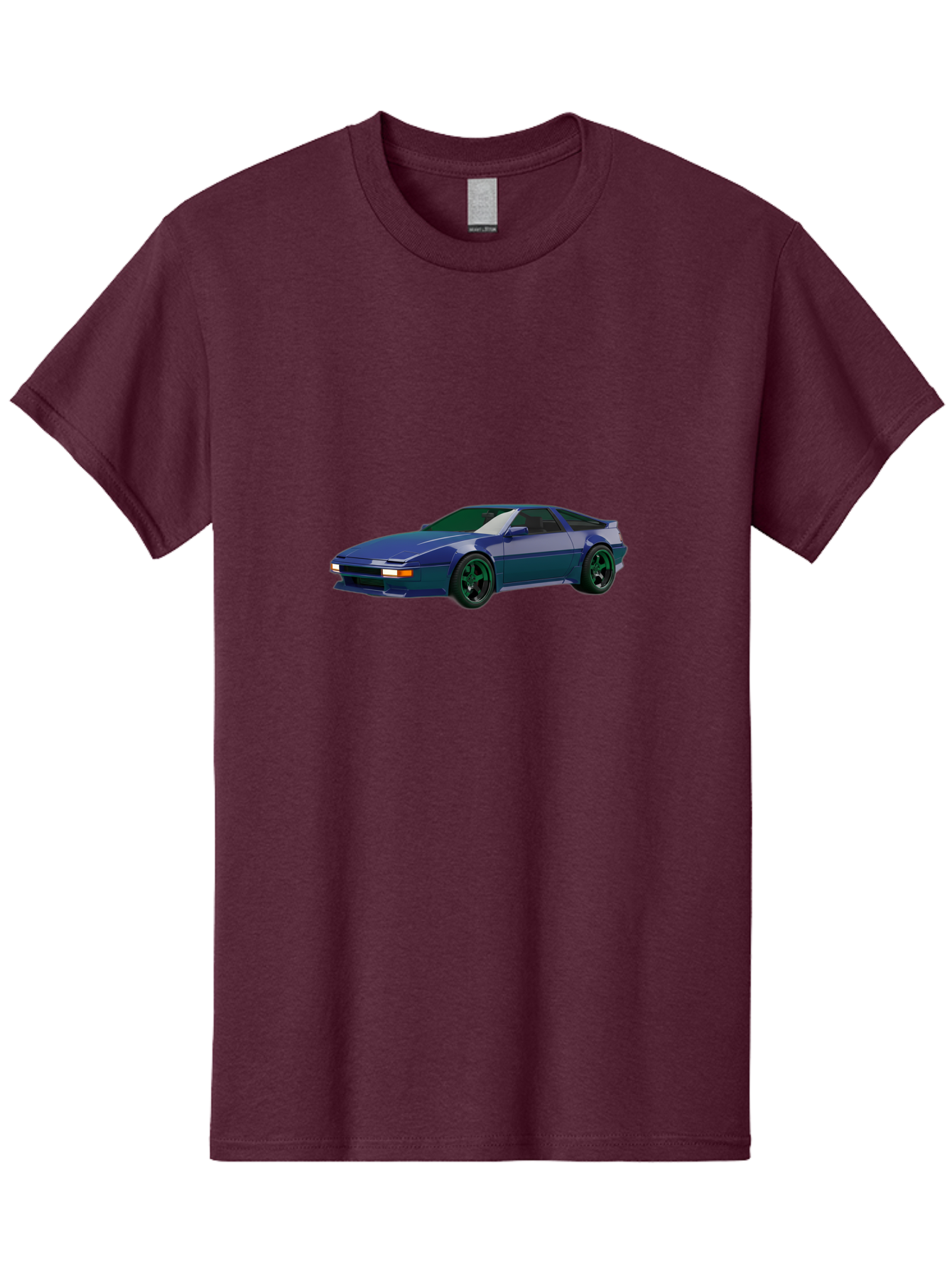 Nissan-240Sx-Coupe Men'S Graphic Tee, 100% Cotton, Comfortable Casual Summer Wear, Machine Washable, Blue Sports Car, Nissan 240Sx, Sleek Design, Sports Coupe, High-Performance Vehicle, Automotive Art, Digital Illustration, Futuristic Styling, Bab034 19