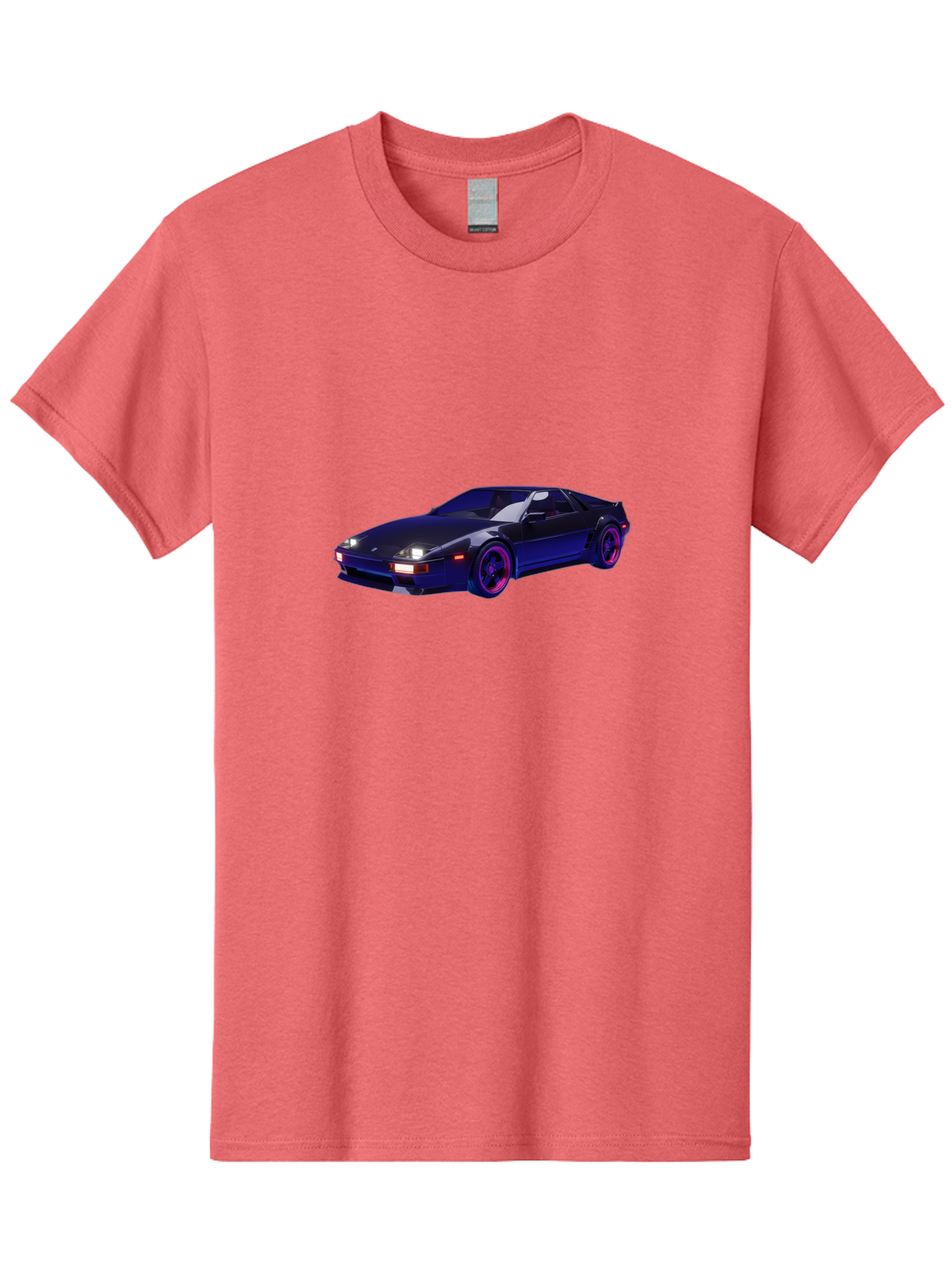 Nissan-240Sx Men'S Graphic Tee, 100% Cotton, Comfortable Casual Summer Wear, Machine Washable, Nissan 240Sx, Sports Car, Sleek Design, High-Performance Vehicle, Neon Lights, Futuristic Style, Purple Accents, Dynamic Graphics Bab035 17