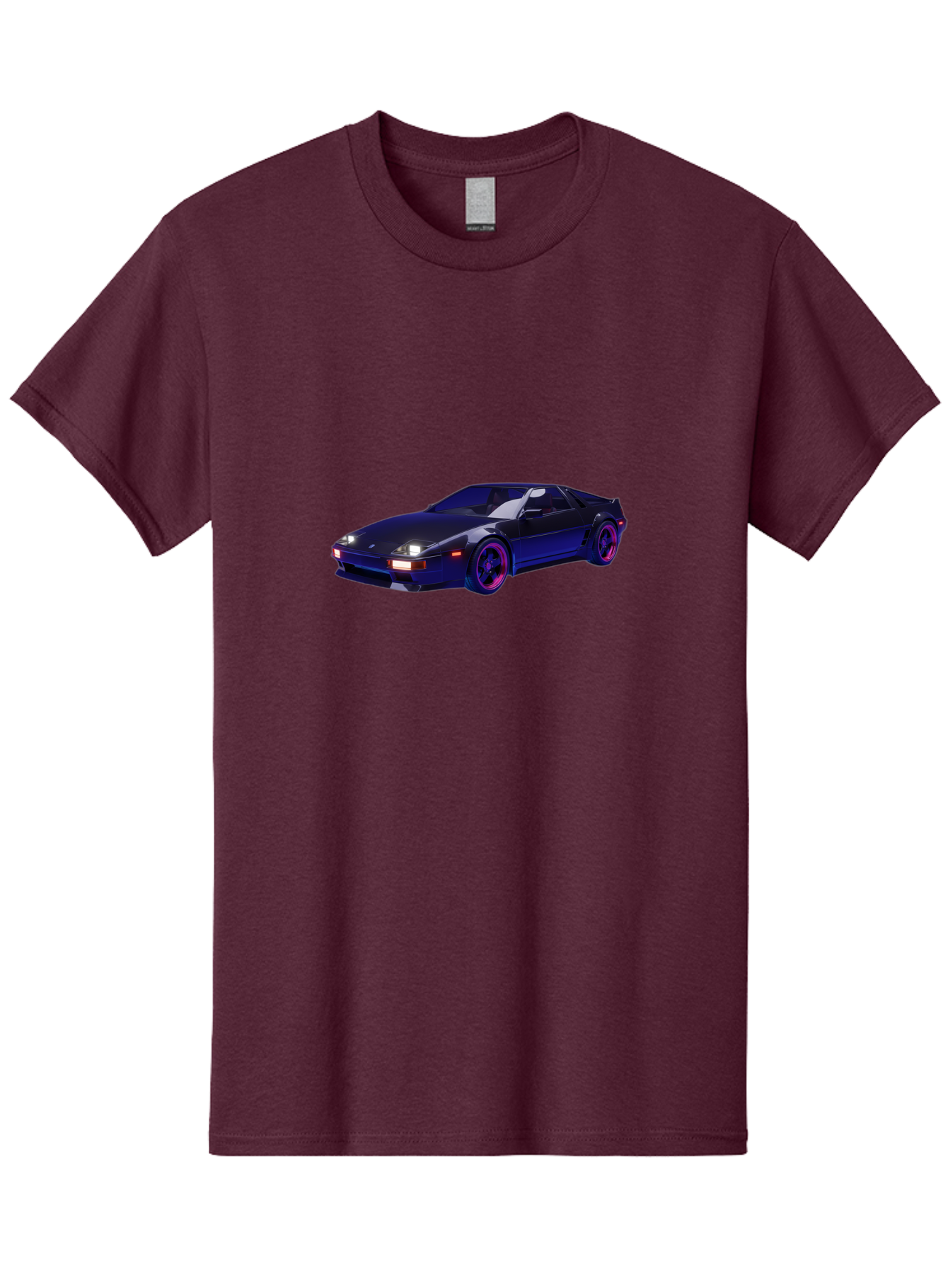 Nissan-240Sx Men'S Graphic Tee, 100% Cotton, Comfortable Casual Summer Wear, Machine Washable, Nissan 240Sx, Sports Car, Sleek Design, High-Performance Vehicle, Neon Lights, Futuristic Style, Purple Accents, Dynamic Graphics Bab035 15
