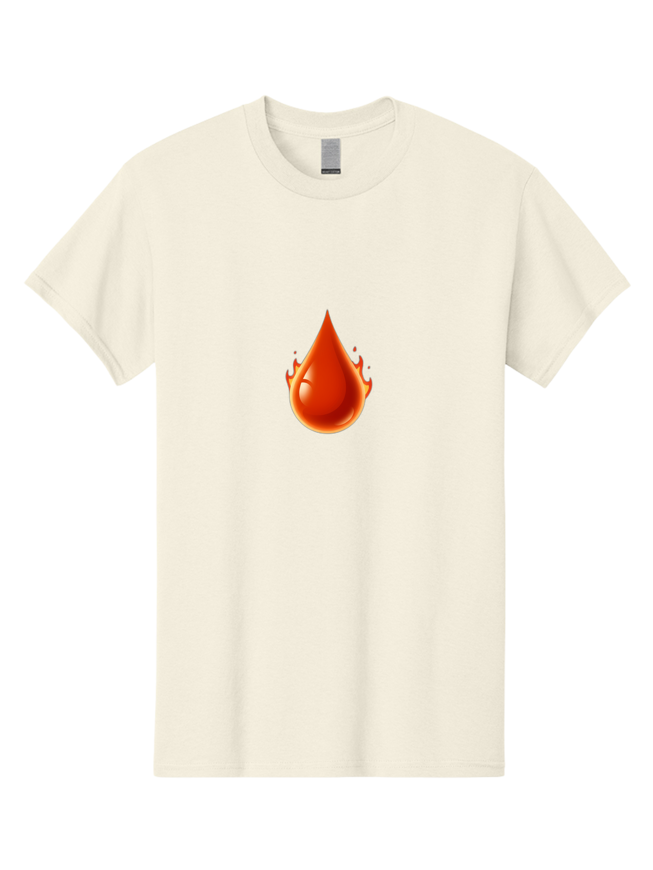 Oil-Drop Men'S Graphic Tee, 100% Cotton, Comfortable Casual Summer Wear, Machine Washable, Oil Drop, Red Oil Droplet, Glossy Texture, Flame Effect, Vibrant Colors, Energy Symbol, Abstract Design, 3D Rendering Bab050 1