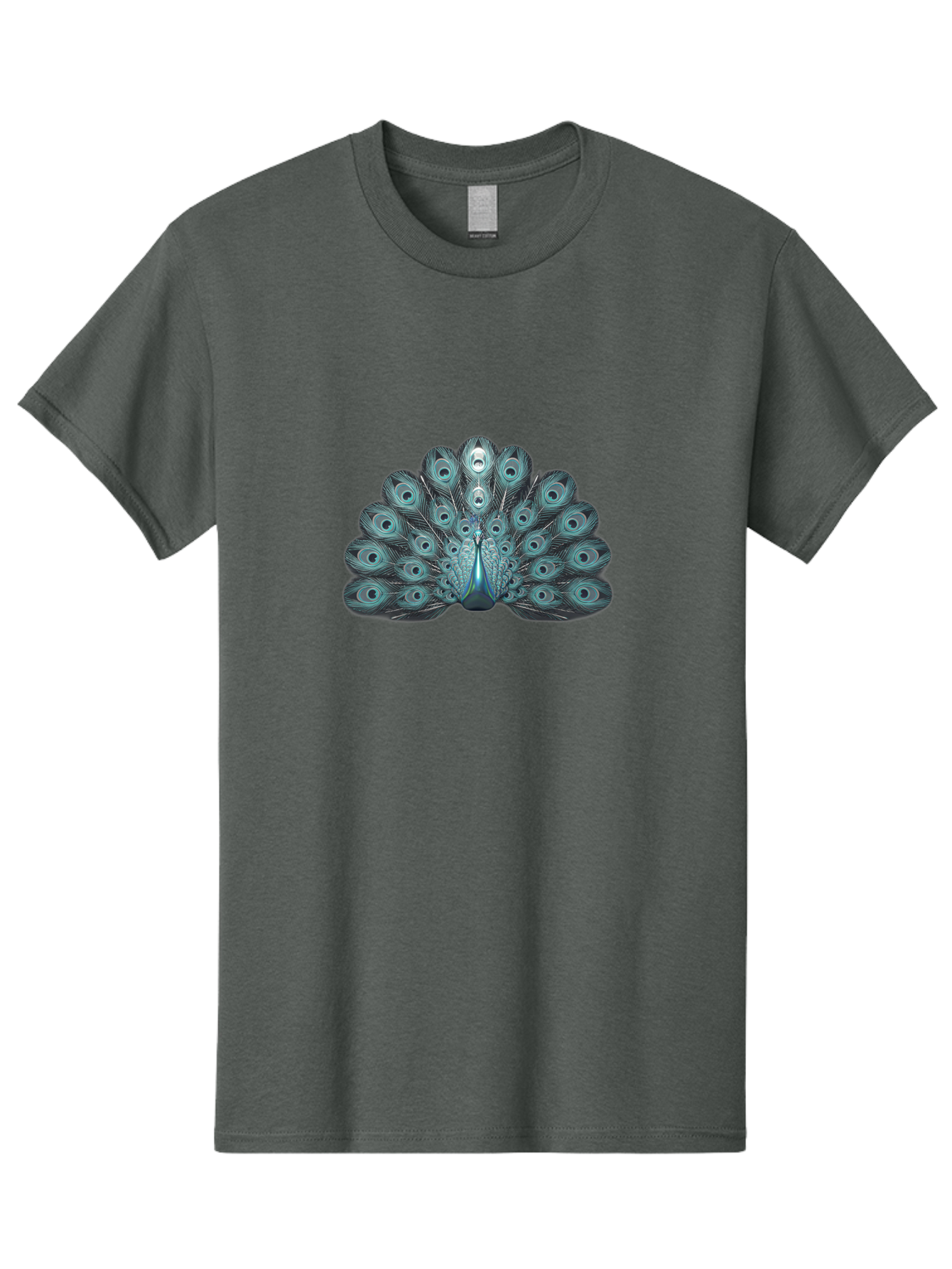 Peacock-6 Men'S Graphic Tee, 100% Cotton, Comfortable Casual Summer Wear, Machine Washable, Peacock, Blue Feathers, Eye Spots, Vibrant Colors, Majestic Bird, Feathered Creature, Ornate Plumage, Wildlife, Exotic Animal, Birdwatching, Bab100 19