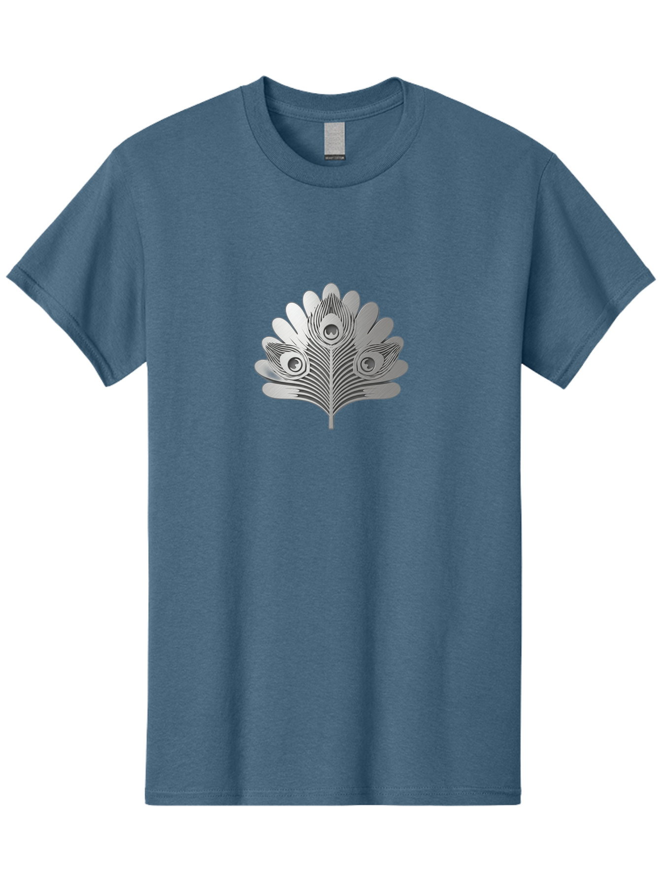 Peacock-Feather-9 Men'S Graphic Tee, 100% Cotton, Comfortable Casual Summer Wear, Machine Washable, Symbolic Design, Ornate Patterns, Feathered Motifs, Elegant Graphics, Detailed Artwork, Stylish Emblem, Luxury Icon, Decorative Elements Bab117 13