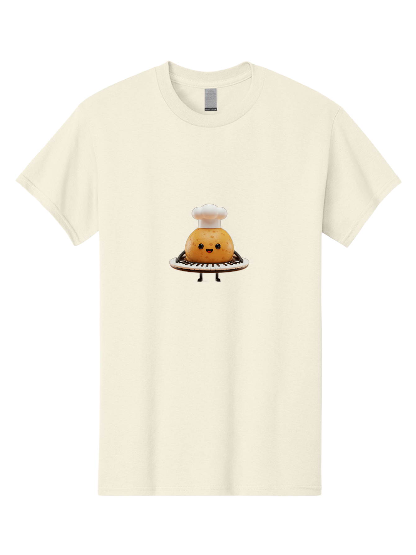 Potato-Chef Men'S Graphic Tee, 100% Cotton, Comfortable Casual Summer Wear, Machine Washable, Potato Character, Chef Hat, Kitchen Appliance, Playful Illustration, Cartoon Food, Cooking Theme, Whimsical Design, Funny Kitchen, Digital Art Bab215 11