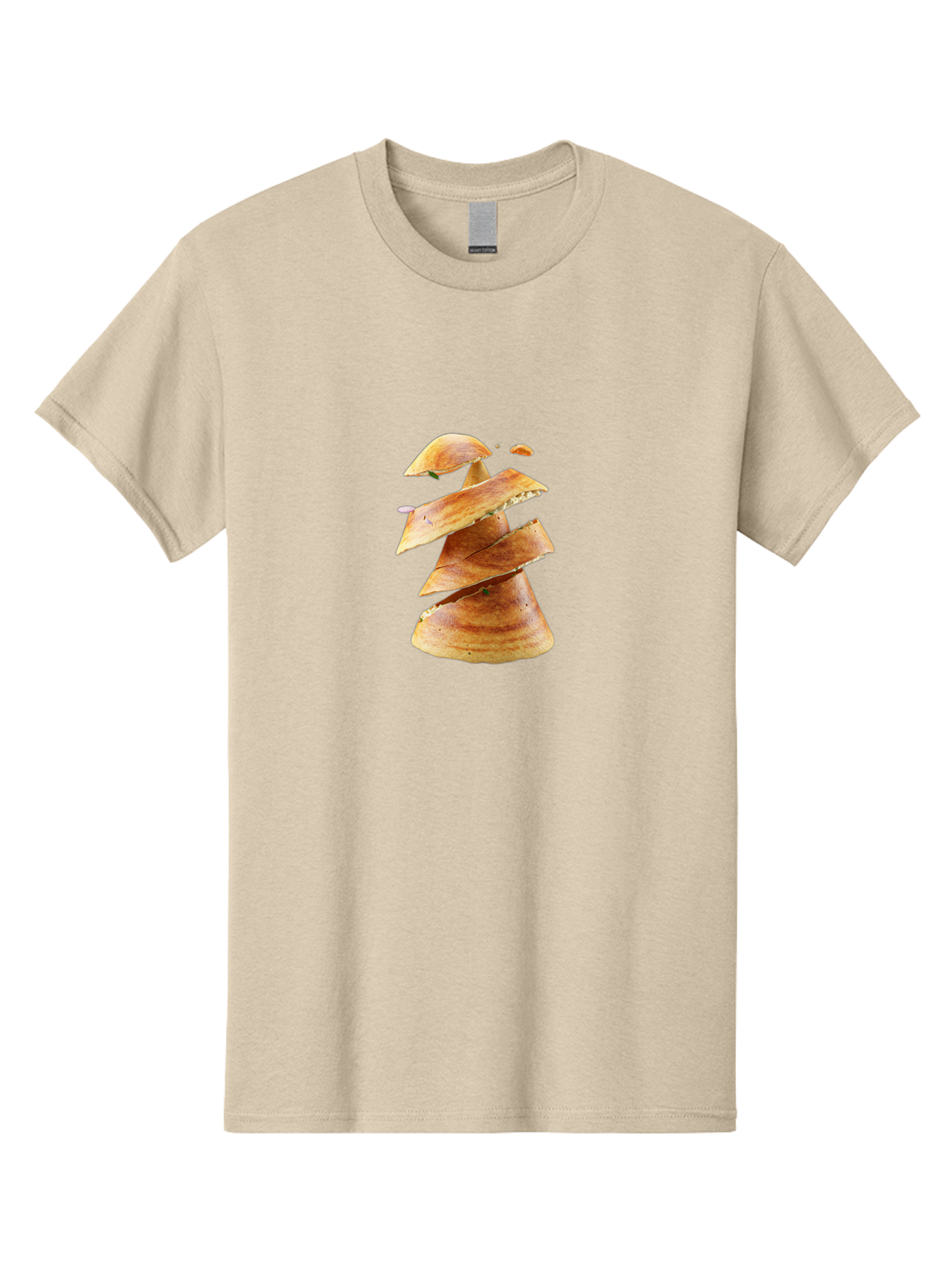Potato-Chips-Tree Men'S Graphic Tee, 100% Cotton, Comfortable Casual Summer Wear, Machine Washable, Potato Chips Forming A Christmas Tree, Crispy Snack, Savory Delight, Crunchy Texture, Stack Of Chips, Festive Snack, Food Art, Bab216 13
