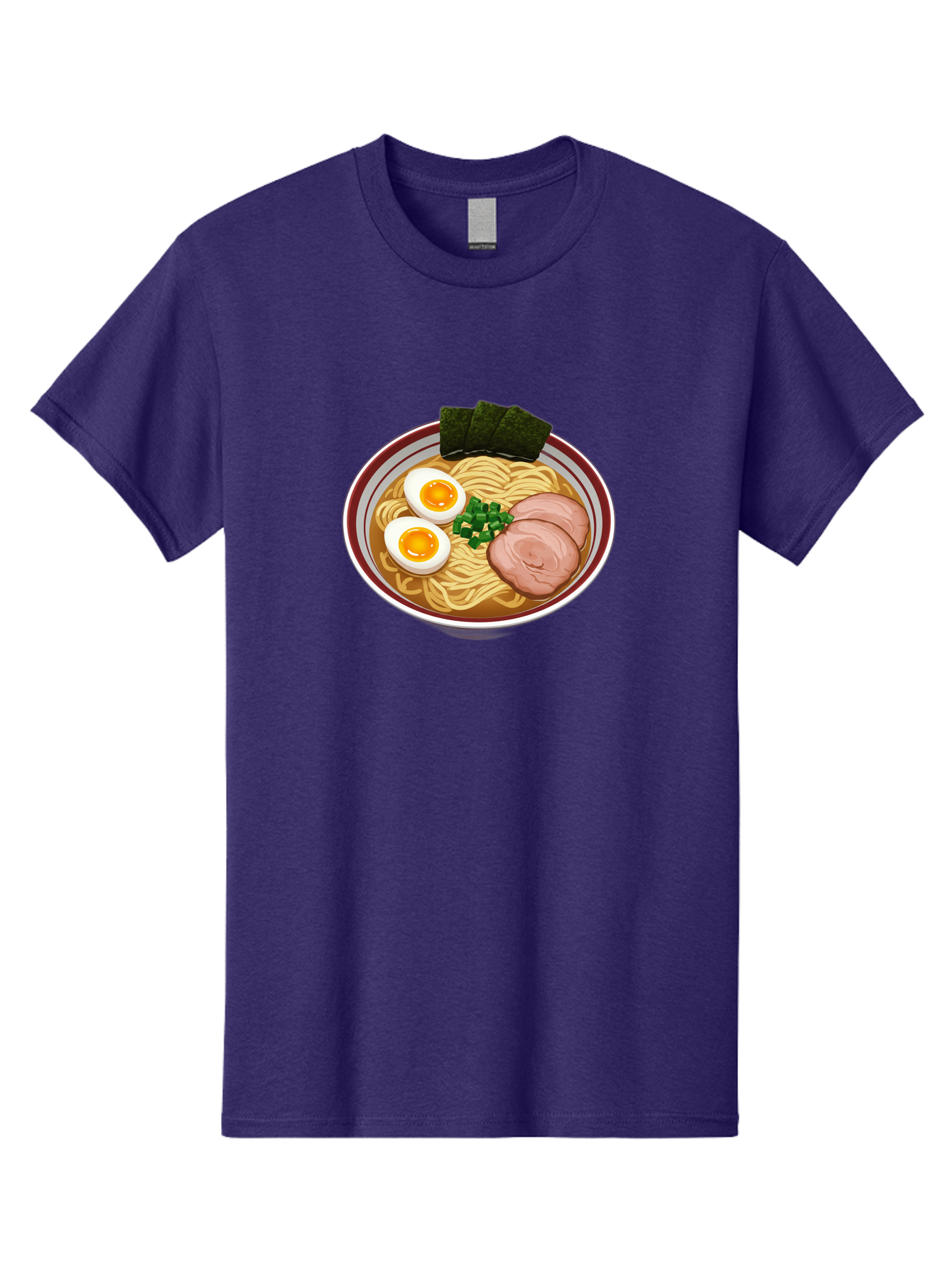 Ramen-13 Men'S Graphic Tee, 100% Cotton, Comfortable Casual Summer Wear, Machine Washable, Bowl Of Ramen, Steaming Hot Noodles, Sliced Pork, Soft-Boiled Egg, Seaweed, Green Onions, Savory Broth, Japanese Cuisine, Comforting Dish, Noodle Soup Bab279 29