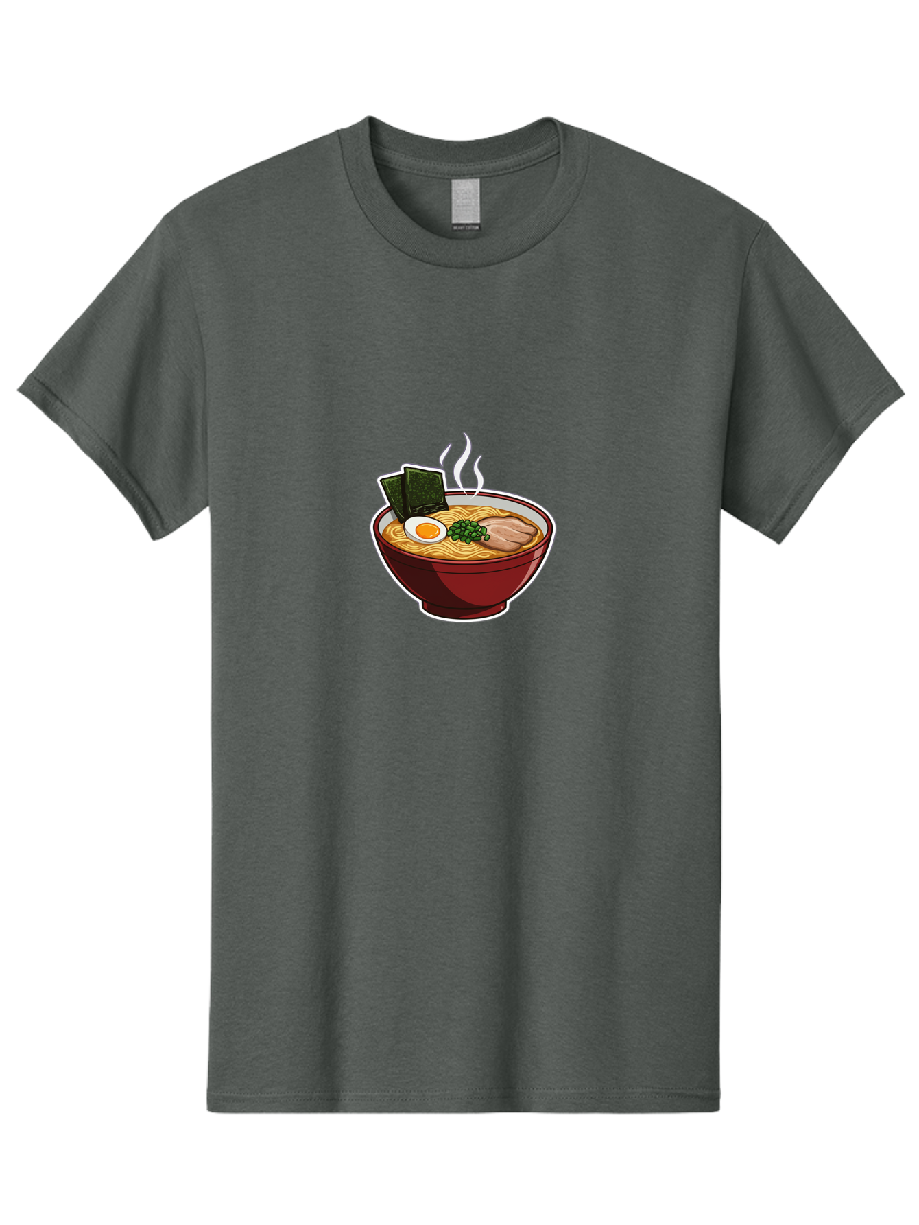 Ramen-15 Men'S Graphic Tee, 100% Cotton, Comfortable Casual Summer Wear, Machine Washable, Steaming Hot Ramen, Japanese Noodle Soup, Boiled Egg, Green Onions, Slices Of Pork, Seaweed, Savory Broth, Asian Cuisine, Comfort Food, Noodle Dishes Bab281 27
