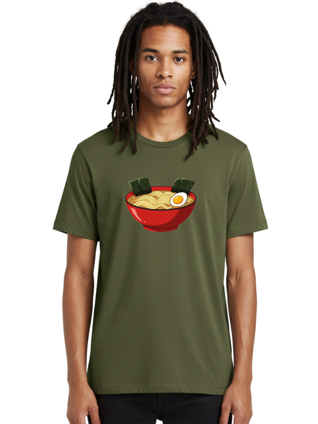 Ramen-9 Men'S Graphic Tee, 100% Cotton, Comfortable Casual Summer Wear, Machine Washable, Steaming Bowl Of Ramen, Savory Broth, Springy Noodles, Boiled Egg, Seaweed Strips, Japanese Cuisine, Comfort Food, Noodle Soup Bab289 18