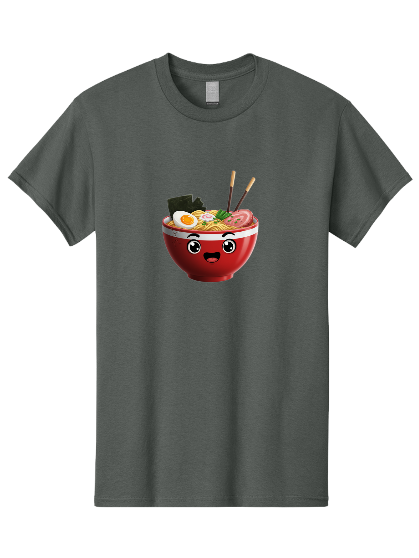 Ramen-Bowl-1 Men'S Graphic Tee, 100% Cotton, Comfortable Casual Summer Wear, Machine Washable, Cartoon Ramen, Steaming Hot Noodles, Sliced Pork, Boiled Egg, Seaweed, Chopsticks, Kawaii Food, Japanese Cuisine, Animated Meal, Fun Illustration, Bab291 21