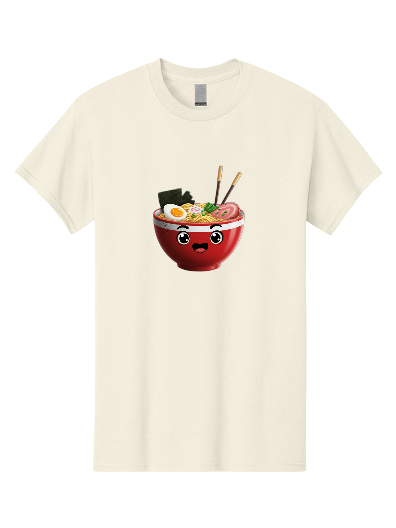 Ramen-Bowl-1 Men'S Graphic Tee, 100% Cotton, Comfortable Casual Summer Wear, Machine Washable, Cartoon Ramen, Steaming Hot Noodles, Sliced Pork, Boiled Egg, Seaweed, Chopsticks, Kawaii Food, Japanese Cuisine, Animated Meal, Fun Illustration, Bab291 25