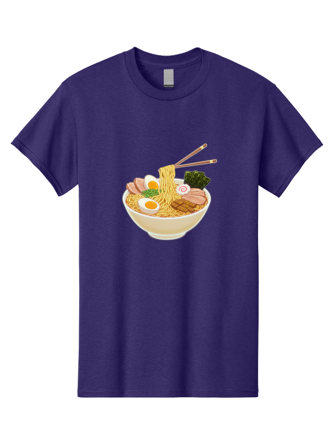 Ramen-Noodle-1 Men'S Graphic Tee, 100% Cotton, Comfortable Casual Summer Wear, Machine Washable, Delicious Ramen, Steaming Hot Noodles, Savory Pork Slices, Boiled Egg, Seaweed, Chopsticks, Japanese Cuisine, Noodle Soup, Comfort Food, Bab302 17