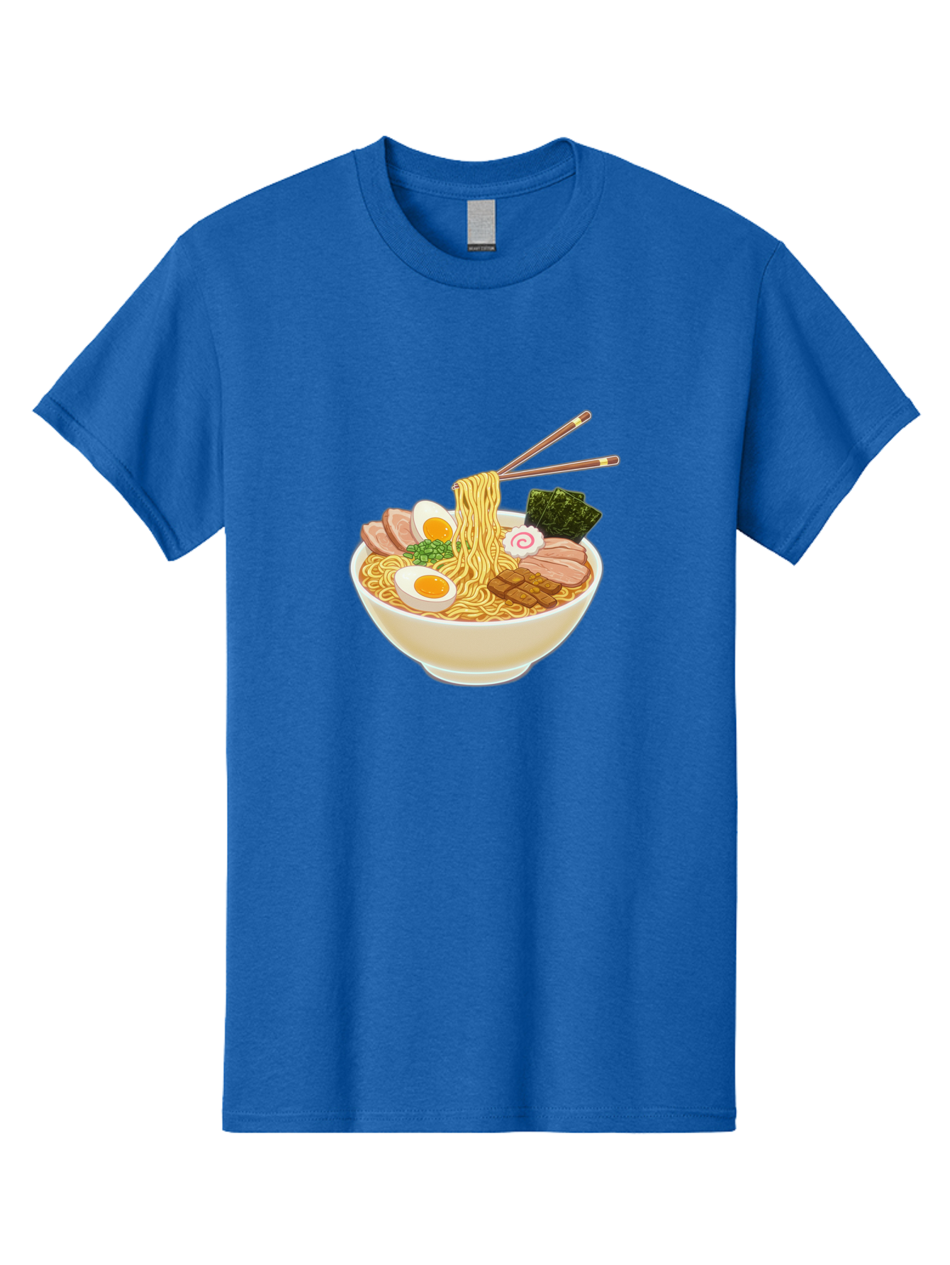 Ramen-Noodle-1 Men'S Graphic Tee, 100% Cotton, Comfortable Casual Summer Wear, Machine Washable, Delicious Ramen, Steaming Hot Noodles, Savory Pork Slices, Boiled Egg, Seaweed, Chopsticks, Japanese Cuisine, Noodle Soup, Comfort Food, Bab302 11