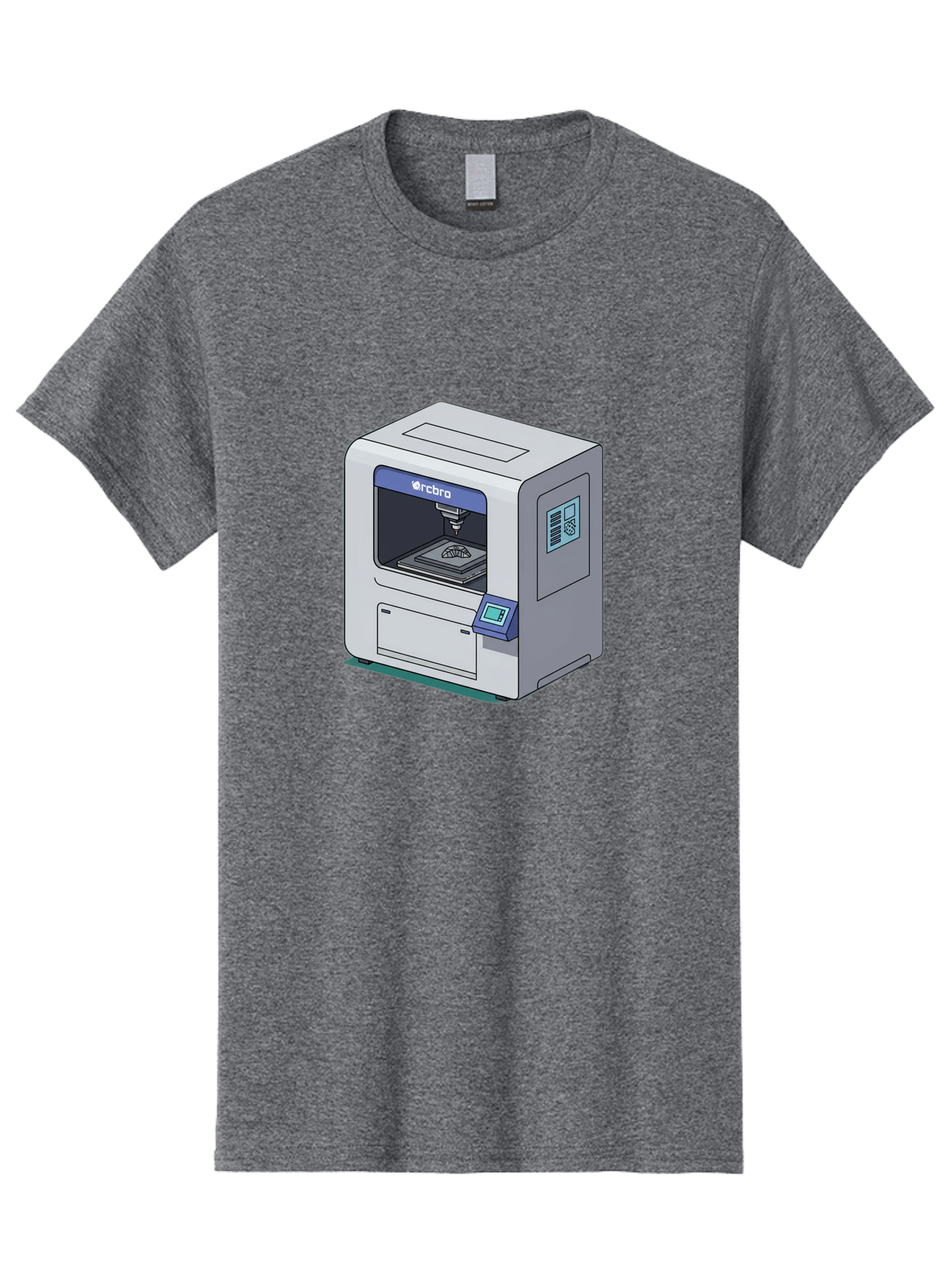 Rcbro-3D-Printer Men'S Graphic Tee, 100% Cotton, Comfortable Casual Summer Wear, Machine Washable, 3D Printing Technology, Rcbro 3D Printer, Digital Fabrication, Additive Manufacturing, Precision Engineering, Innovative Design, Bab323 3