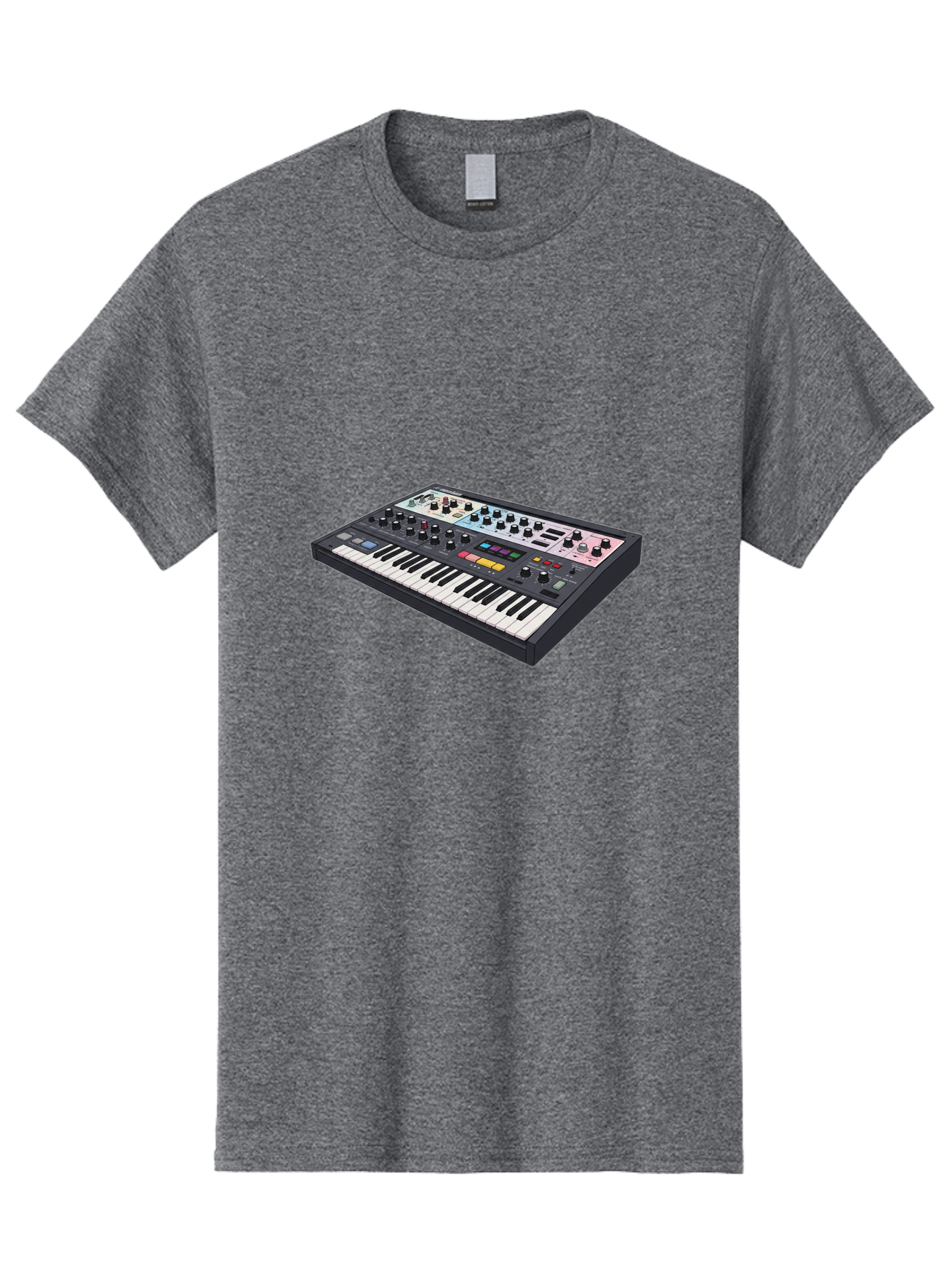 Roland-Jupiter-8 Men'S Graphic Tee, 100% Cotton, Comfortable Casual Summer Wear, Machine Washable, Music Synthesizer, Electronic Keyboard, Midi Controller, Sound Editing, Music Production, Audio Equipment, Musical Instrument, Korg Synthesizer, Bab362 29