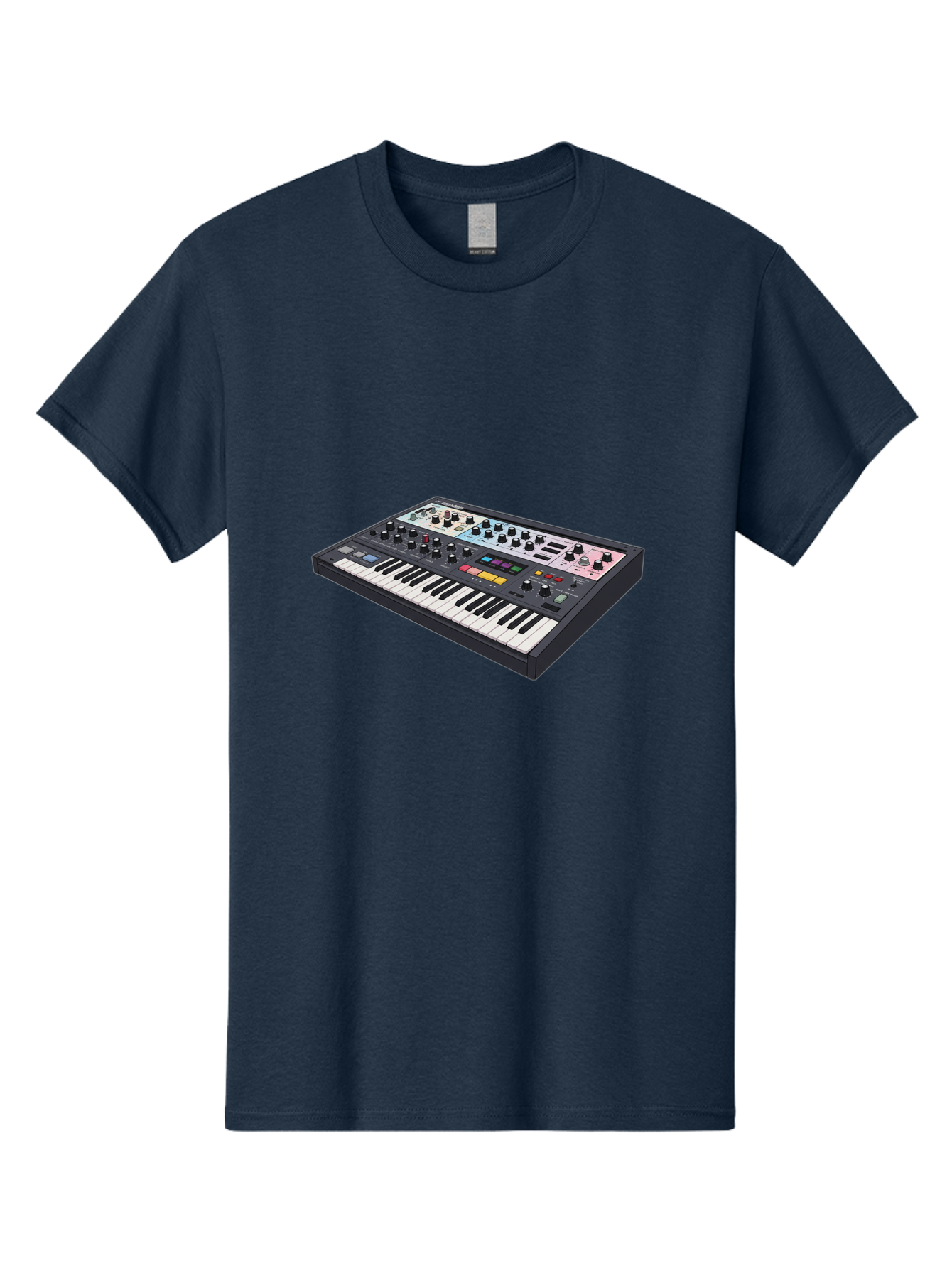 Roland-Jupiter-8 Men'S Graphic Tee, 100% Cotton, Comfortable Casual Summer Wear, Machine Washable, Music Synthesizer, Electronic Keyboard, Midi Controller, Sound Editing, Music Production, Audio Equipment, Musical Instrument, Korg Synthesizer, Bab362 21