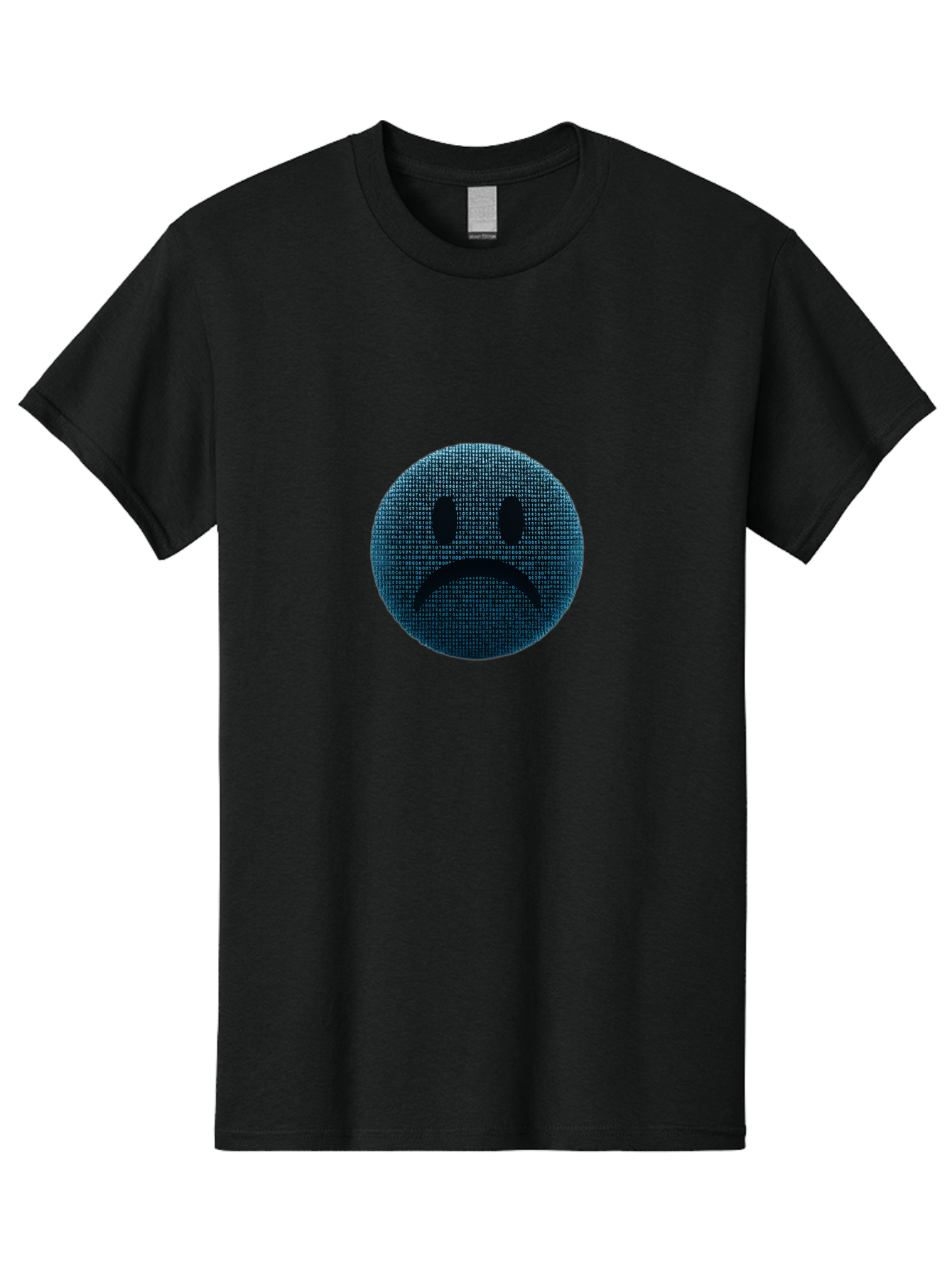 Sad-Face Men'S Graphic Tee, 100% Cotton, Comfortable Casual Summer Wear, Machine Washable, Sad Face Emoticon, Unhappy Expression, Displeased Emotion, Negative Sentiment, Frowning Face, Upset Feeling, Distressed Mood Bab372 3
