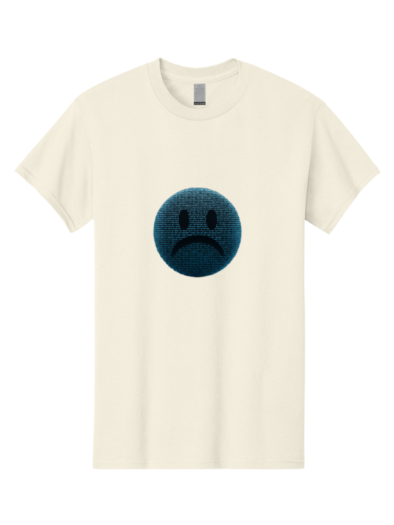 Sad-Face Men'S Graphic Tee, 100% Cotton, Comfortable Casual Summer Wear, Machine Washable, Sad Face Emoticon, Unhappy Expression, Displeased Emotion, Negative Sentiment, Frowning Face, Upset Feeling, Distressed Mood Bab372 13