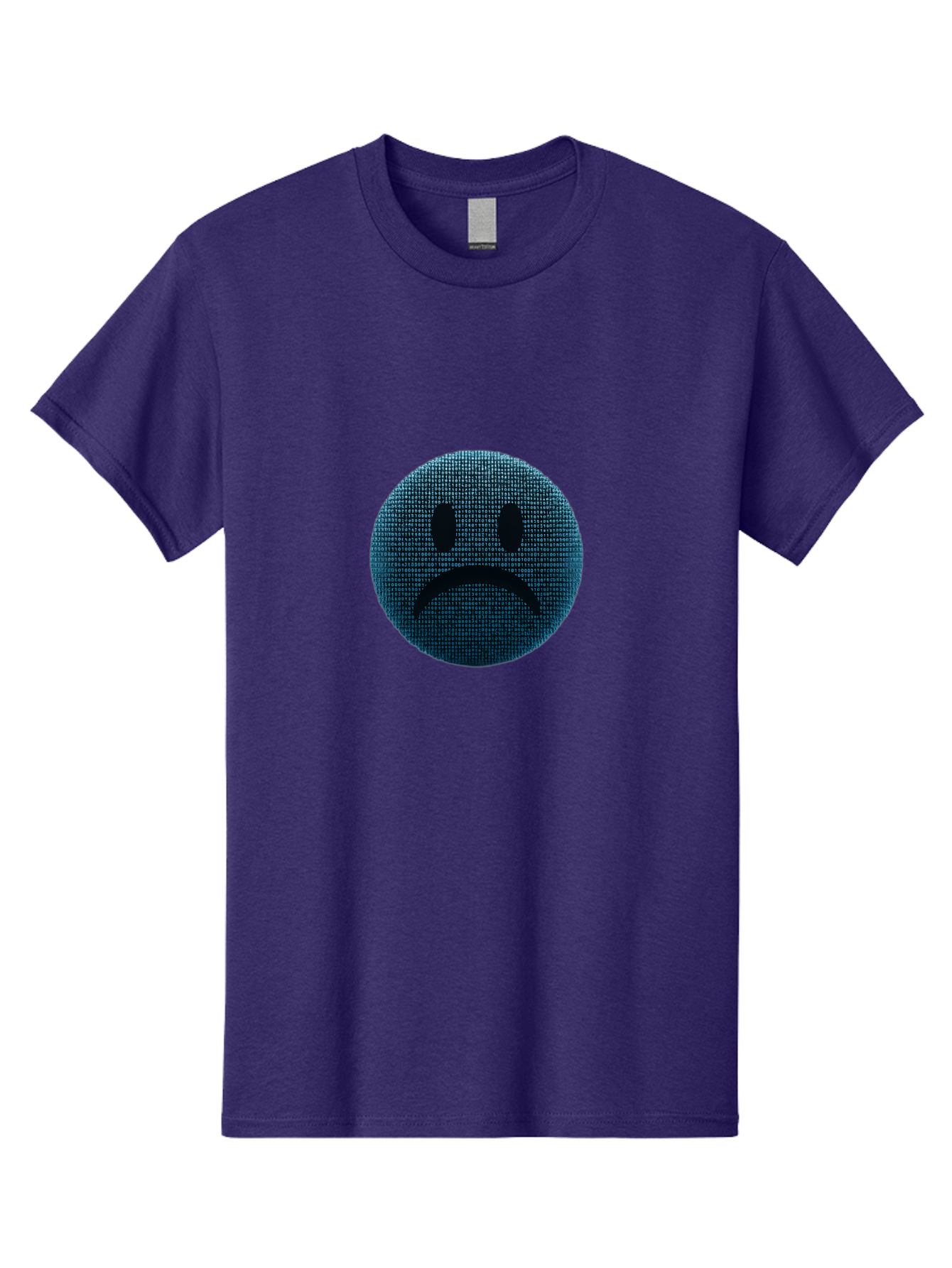 Sad-Face Men'S Graphic Tee, 100% Cotton, Comfortable Casual Summer Wear, Machine Washable, Sad Face Emoticon, Unhappy Expression, Displeased Emotion, Negative Sentiment, Frowning Face, Upset Feeling, Distressed Mood Bab372 27
