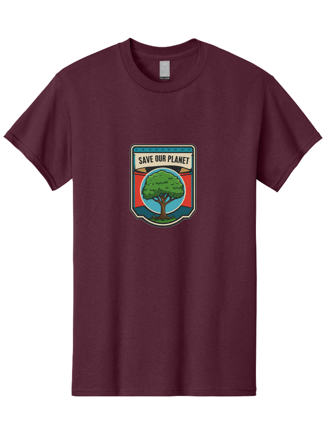 Save-Our-Planet-1 Men'S Graphic Tee, 100% Cotton, Comfortable Casual Summer Wear, Machine Washable, Eco-Friendly Logo, Tree Conservation, Environmental Protection, Green Initiative, Save The Planet, Eco Activism, Earth Day Symbol Bab377 15