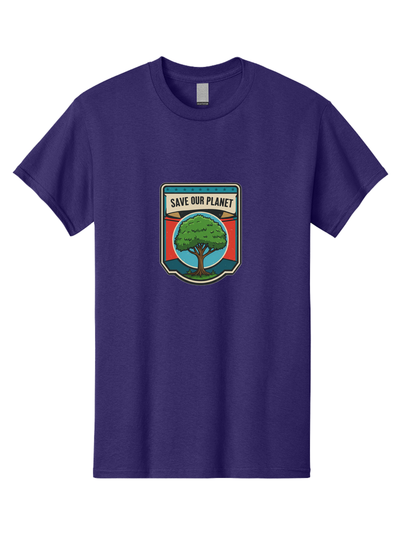 Save-Our-Planet-1 Men'S Graphic Tee, 100% Cotton, Comfortable Casual Summer Wear, Machine Washable, Eco-Friendly Logo, Tree Conservation, Environmental Protection, Green Initiative, Save The Planet, Eco Activism, Earth Day Symbol Bab377 5