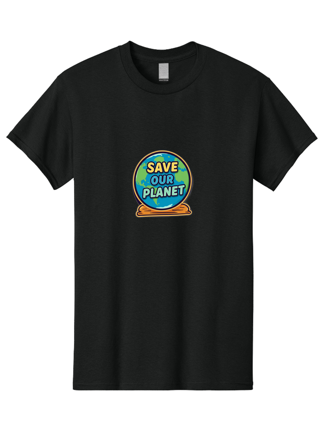 Save-Our-Planet-2 Men'S Graphic Tee, 100% Cotton, Comfortable Casual Summer Wear, Machine Washable, Globe With Save Our Planet Text, Eco-Friendly Message, Environmental Awareness, Earth Conservation, Sustainability, Global Unity, Bab378 7