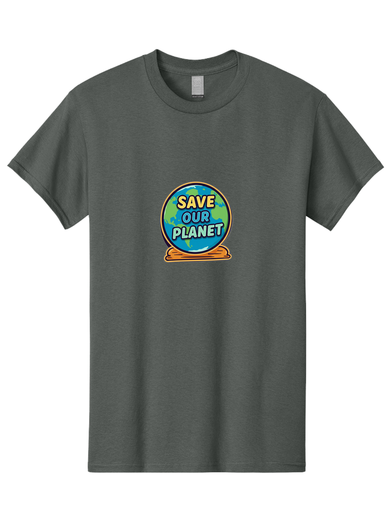 Save-Our-Planet-2 Men'S Graphic Tee, 100% Cotton, Comfortable Casual Summer Wear, Machine Washable, Globe With Save Our Planet Text, Eco-Friendly Message, Environmental Awareness, Earth Conservation, Sustainability, Global Unity, Bab378 21