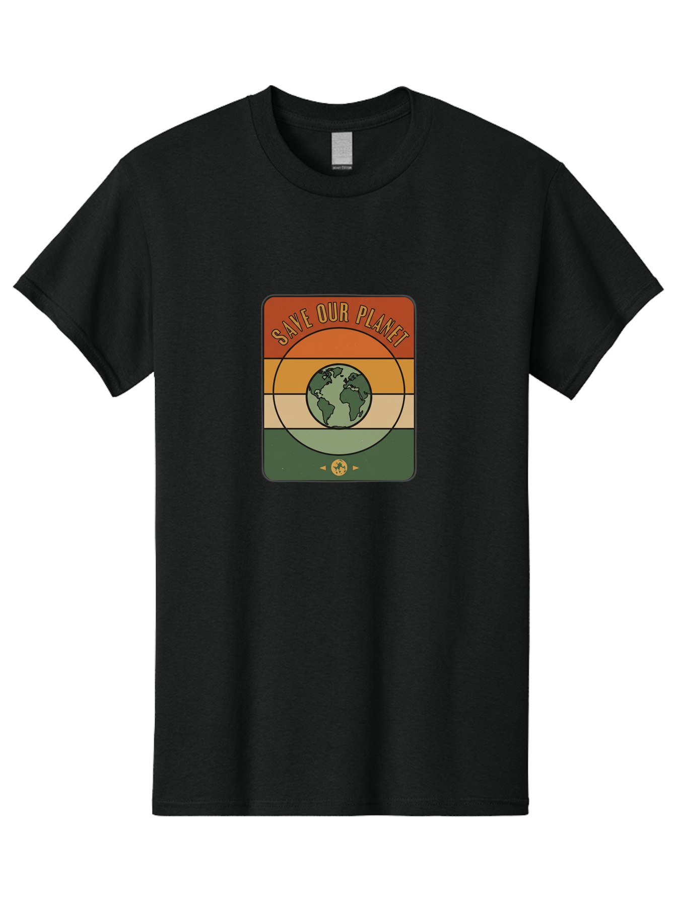 Save-Our-Planet Men'S Graphic Tee, 100% Cotton, Comfortable Casual Summer Wear, Machine Washable, Earth Conservation, Environmental Protection, Save Our Planet, Eco Friendly, Global Sustainability, Green Initiative, Retro Style, Bab385 9