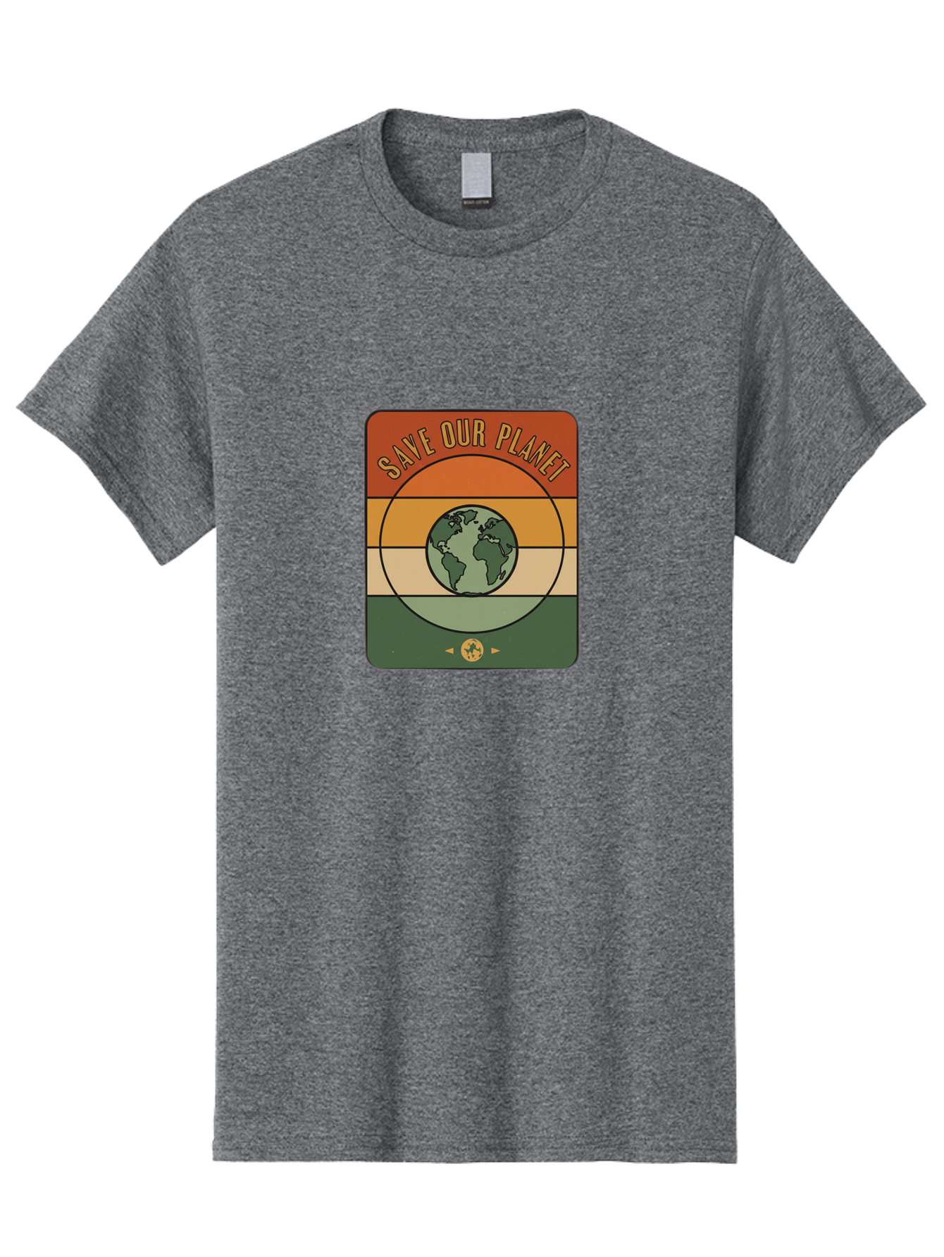 Save-Our-Planet Men'S Graphic Tee, 100% Cotton, Comfortable Casual Summer Wear, Machine Washable, Earth Conservation, Environmental Protection, Save Our Planet, Eco Friendly, Global Sustainability, Green Initiative, Retro Style, Bab385 23