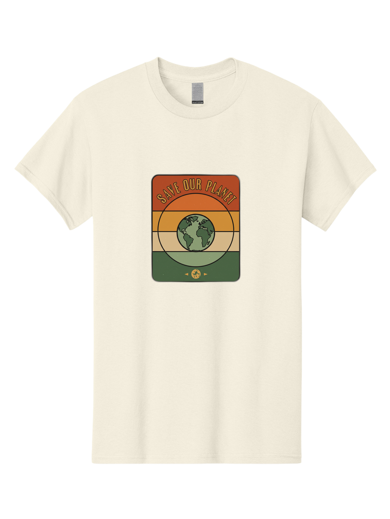 Save-Our-Planet Men'S Graphic Tee, 100% Cotton, Comfortable Casual Summer Wear, Machine Washable, Earth Conservation, Environmental Protection, Save Our Planet, Eco Friendly, Global Sustainability, Green Initiative, Retro Style, Bab385 21