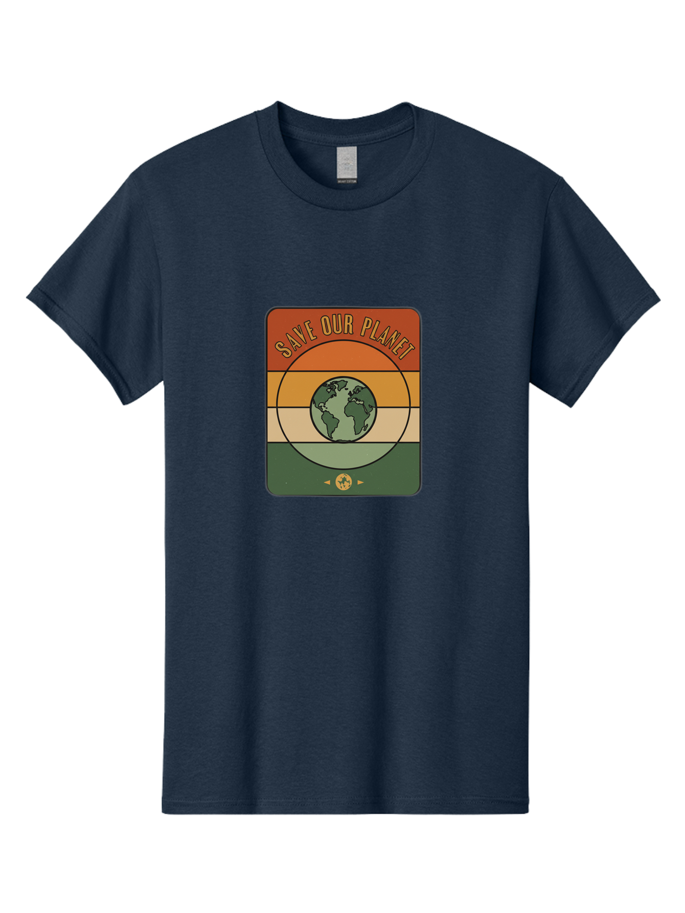 Save-Our-Planet Men'S Graphic Tee, 100% Cotton, Comfortable Casual Summer Wear, Machine Washable, Earth Conservation, Environmental Protection, Save Our Planet, Eco Friendly, Global Sustainability, Green Initiative, Retro Style, Bab385 17